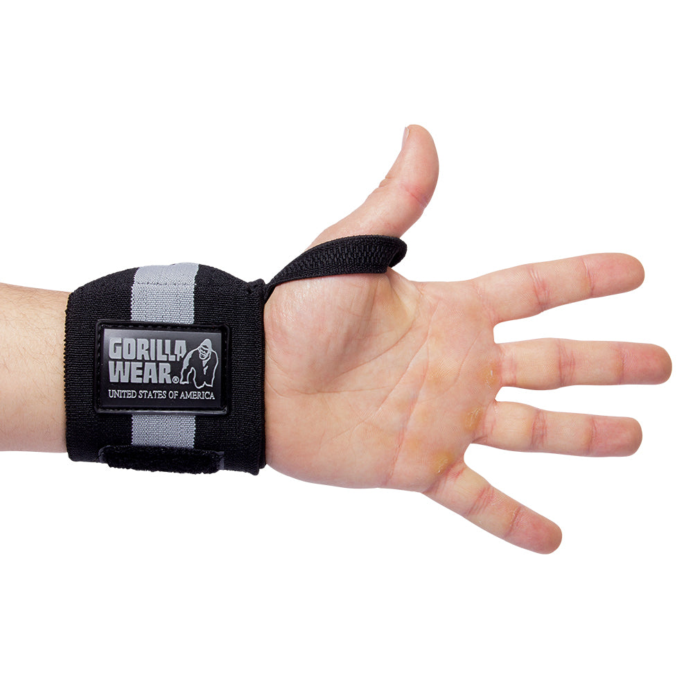 Gorilla Wear Wrist Wraps Ultra, black/grey