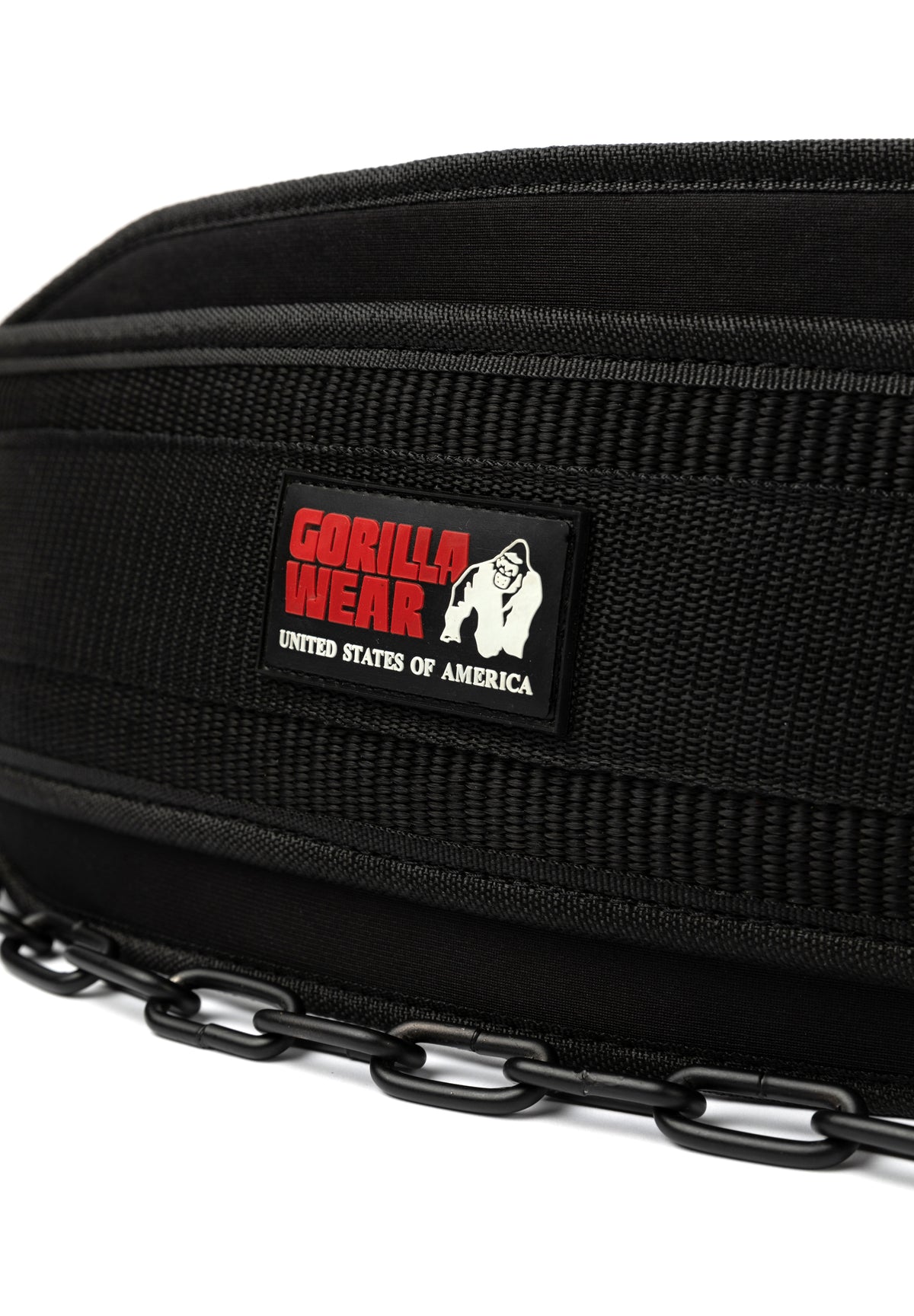 Gorilla Wear GW Nylon Dip Belt, black
