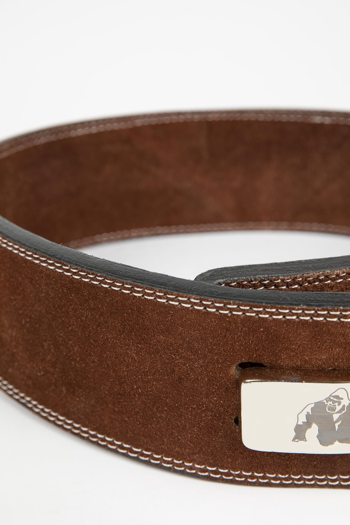 Gorilla Wear 4 Inch Powerlifting Lever Belt, brown