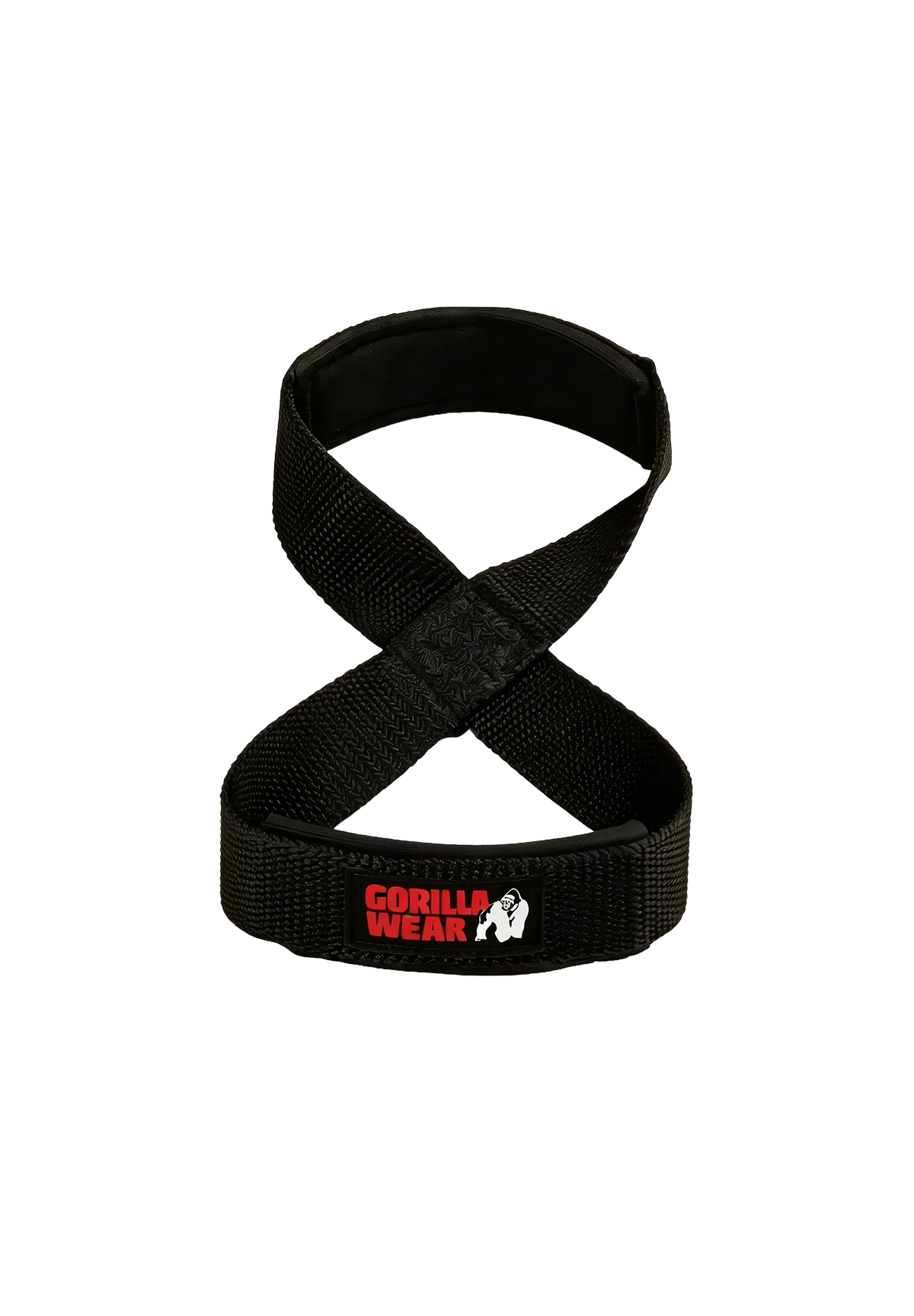 Gorilla Wear Figure 8 Lifting Straps, black