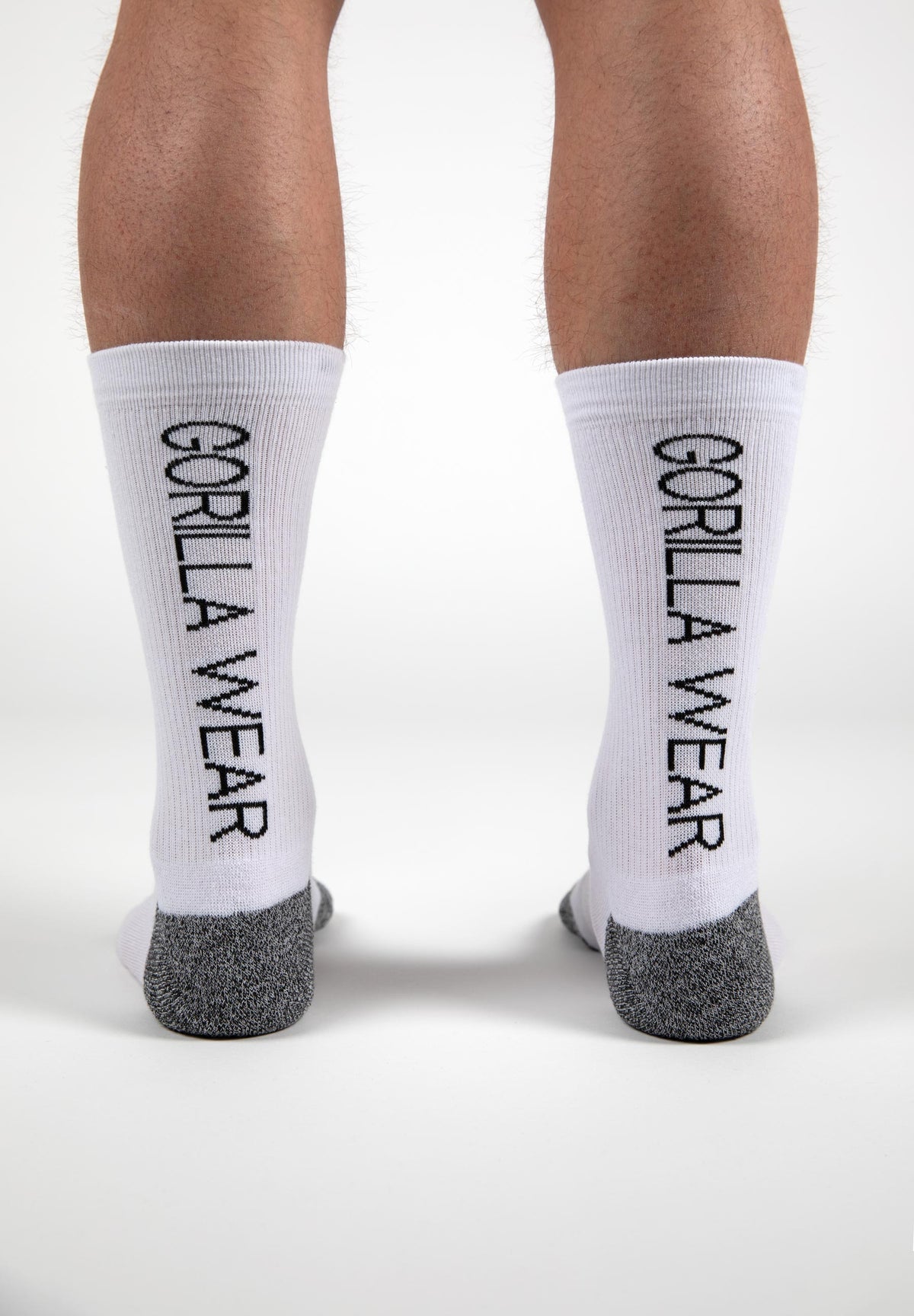 Gorilla Wear Performance Crew Socks, white