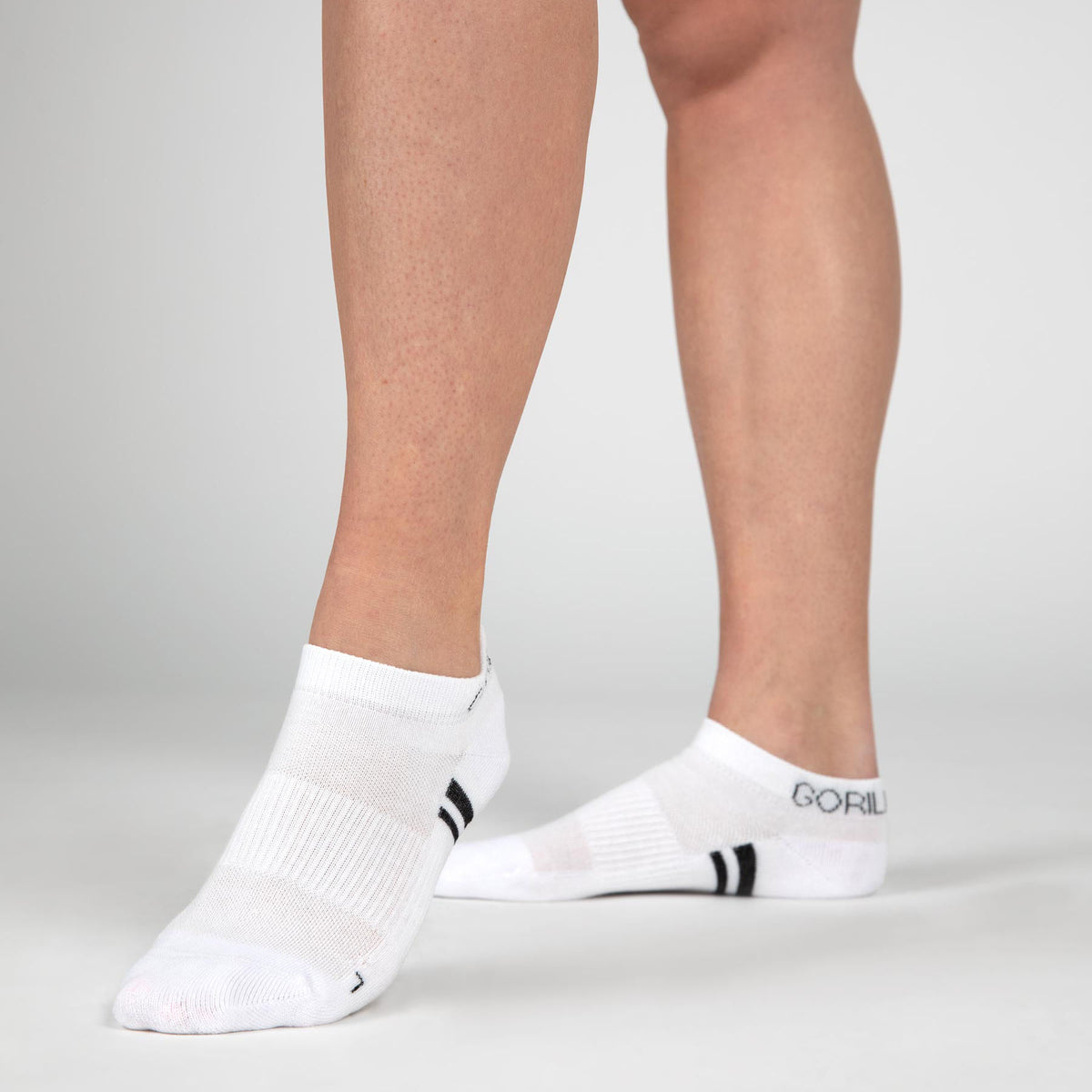 Gorilla Wear Quarter Socks 2-Pack, white