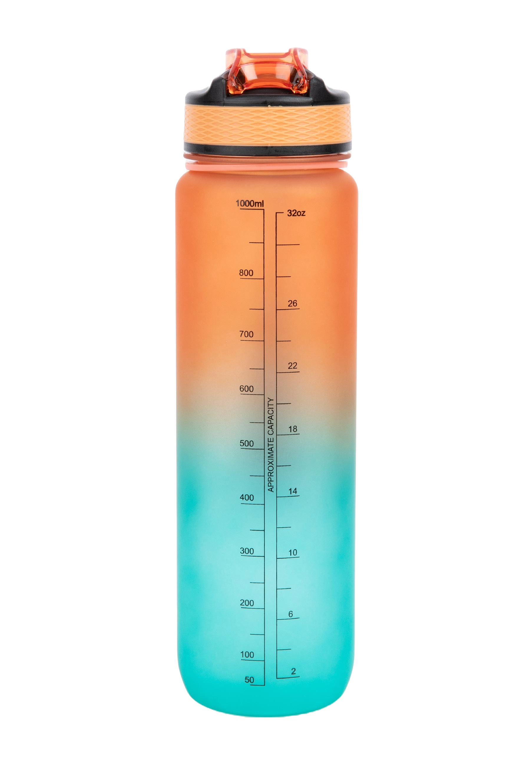 Gorilla Wear Gradient Water Bottle, green/orange