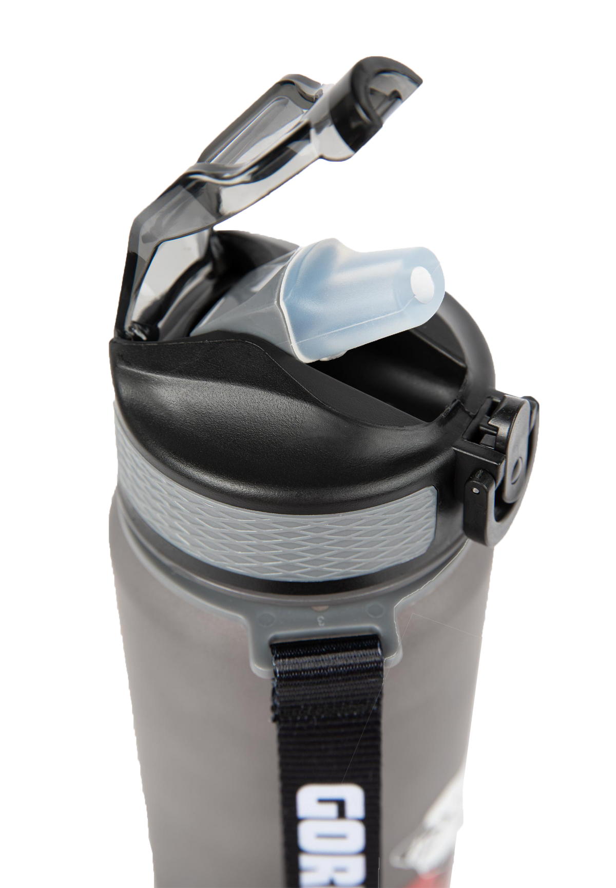 Gorilla Wear Gradient Water Bottle 1000 ml, black/grey