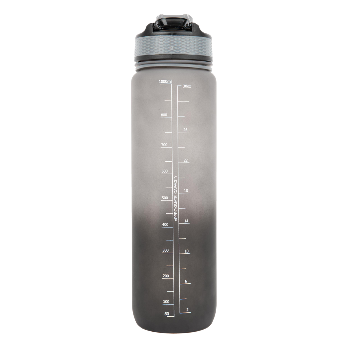 Gorilla Wear Gradient Water Bottle 1000 ml, black/grey