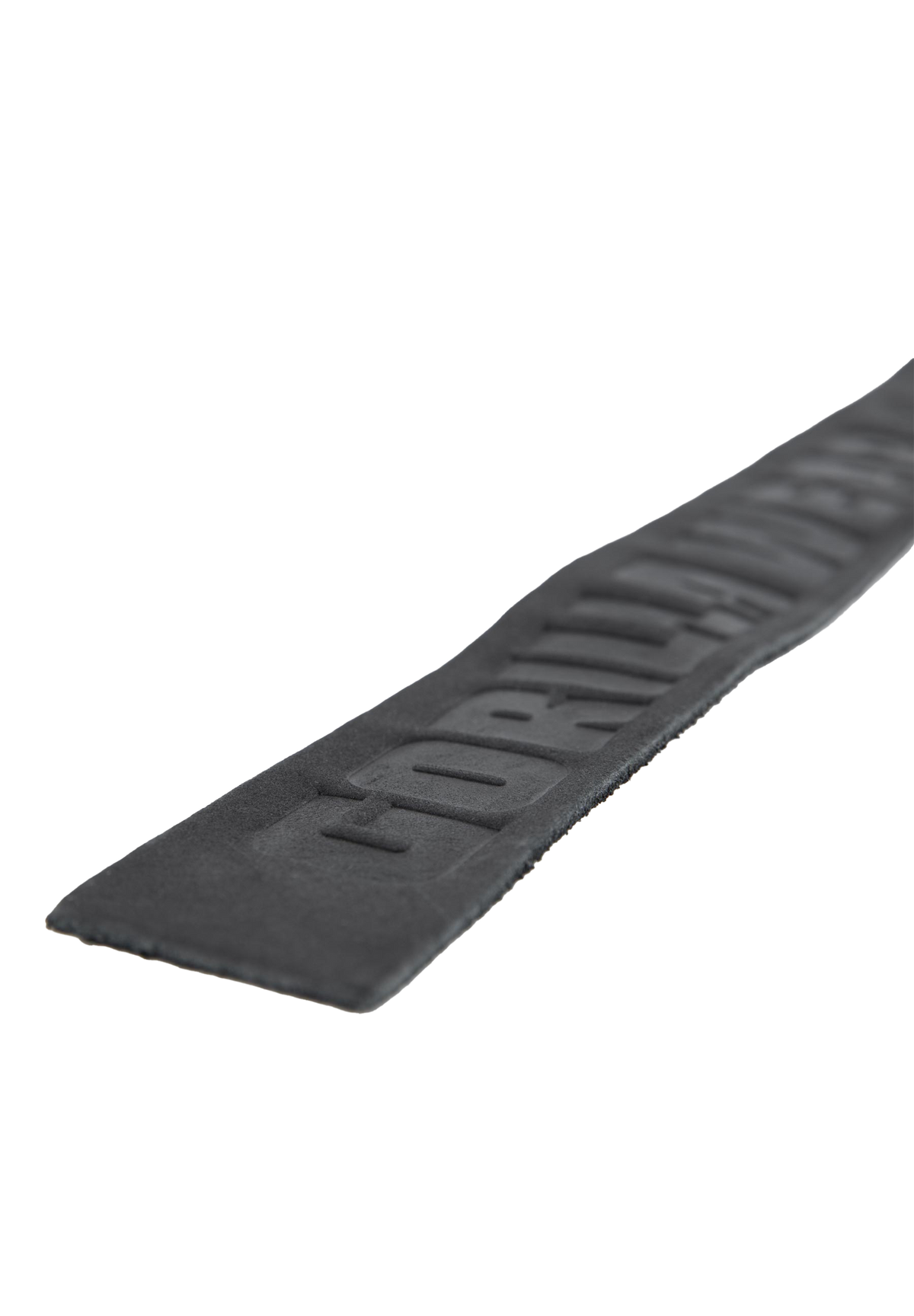 Gorilla Wear Leather Lifting Straps, black