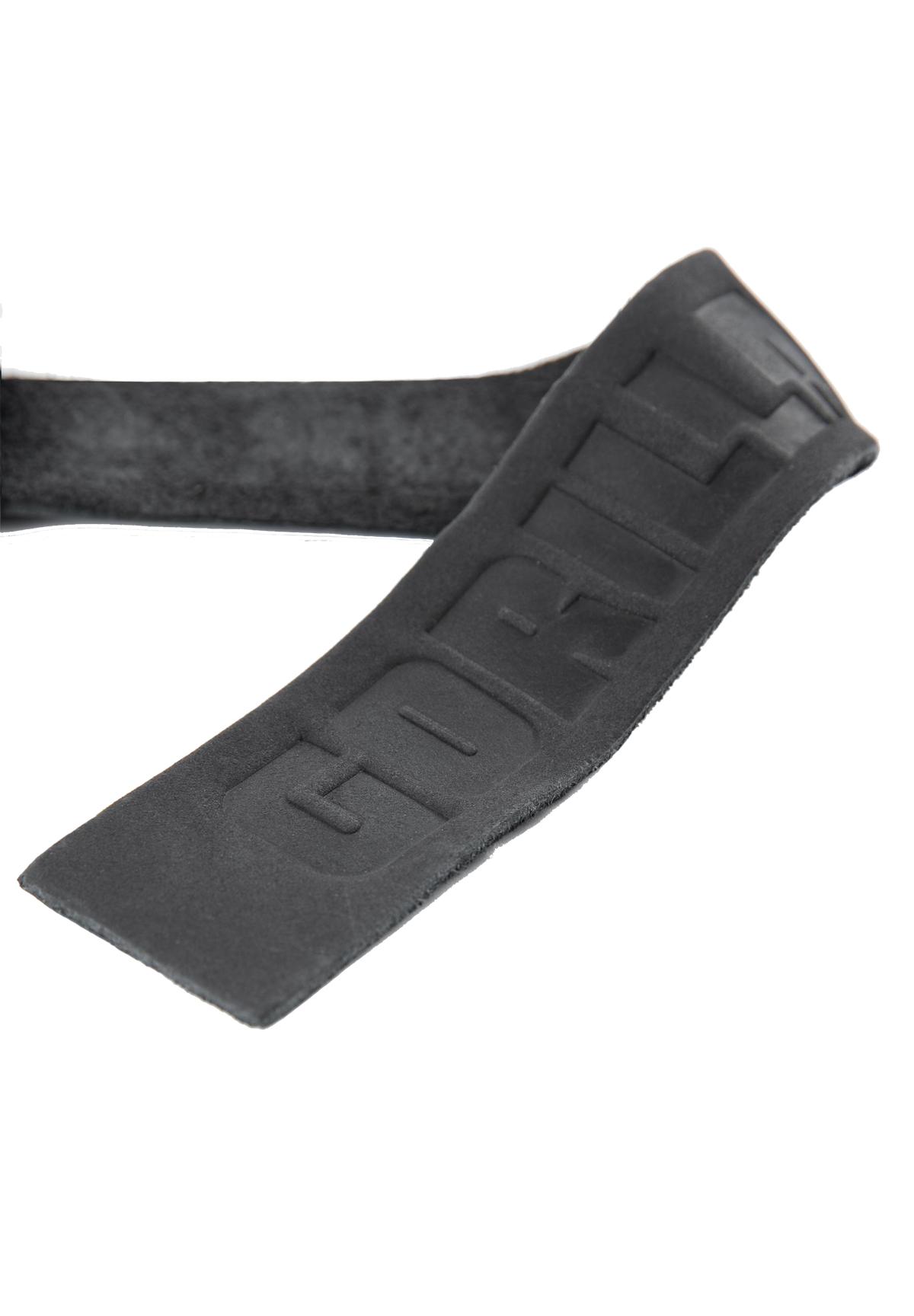 Gorilla Wear Leather Lifting Straps, black