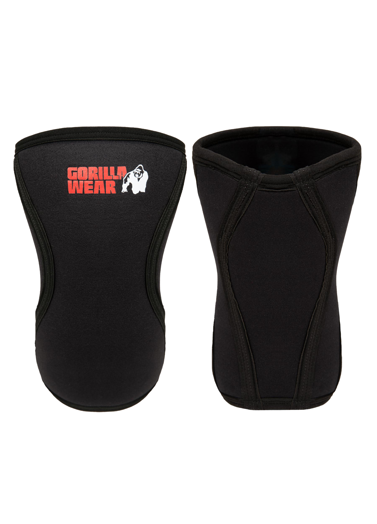 Gorilla Wear 7 MM Knee Sleeves, black