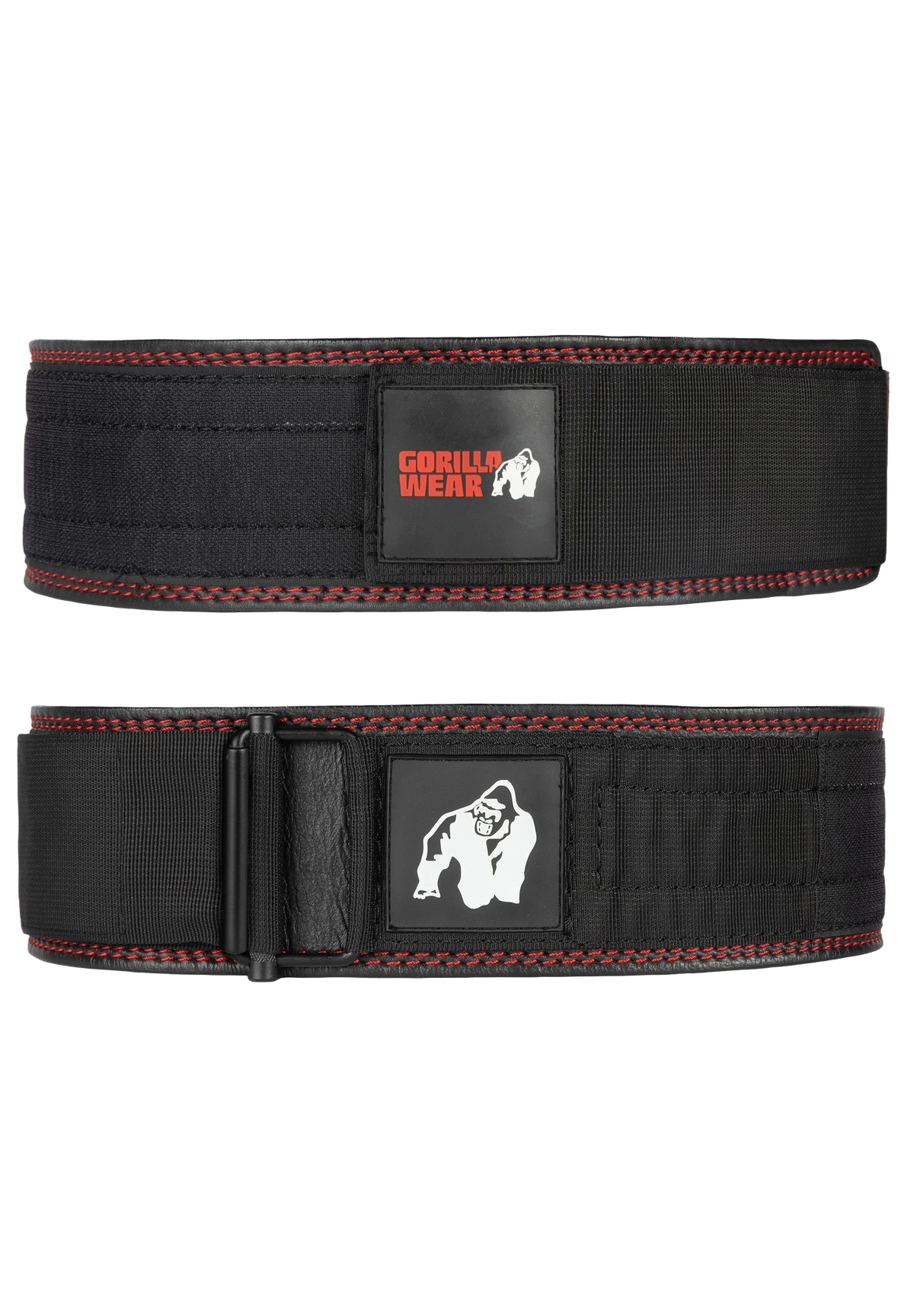 Gorilla Wear 4 Inch Premium Lifting Belt, black