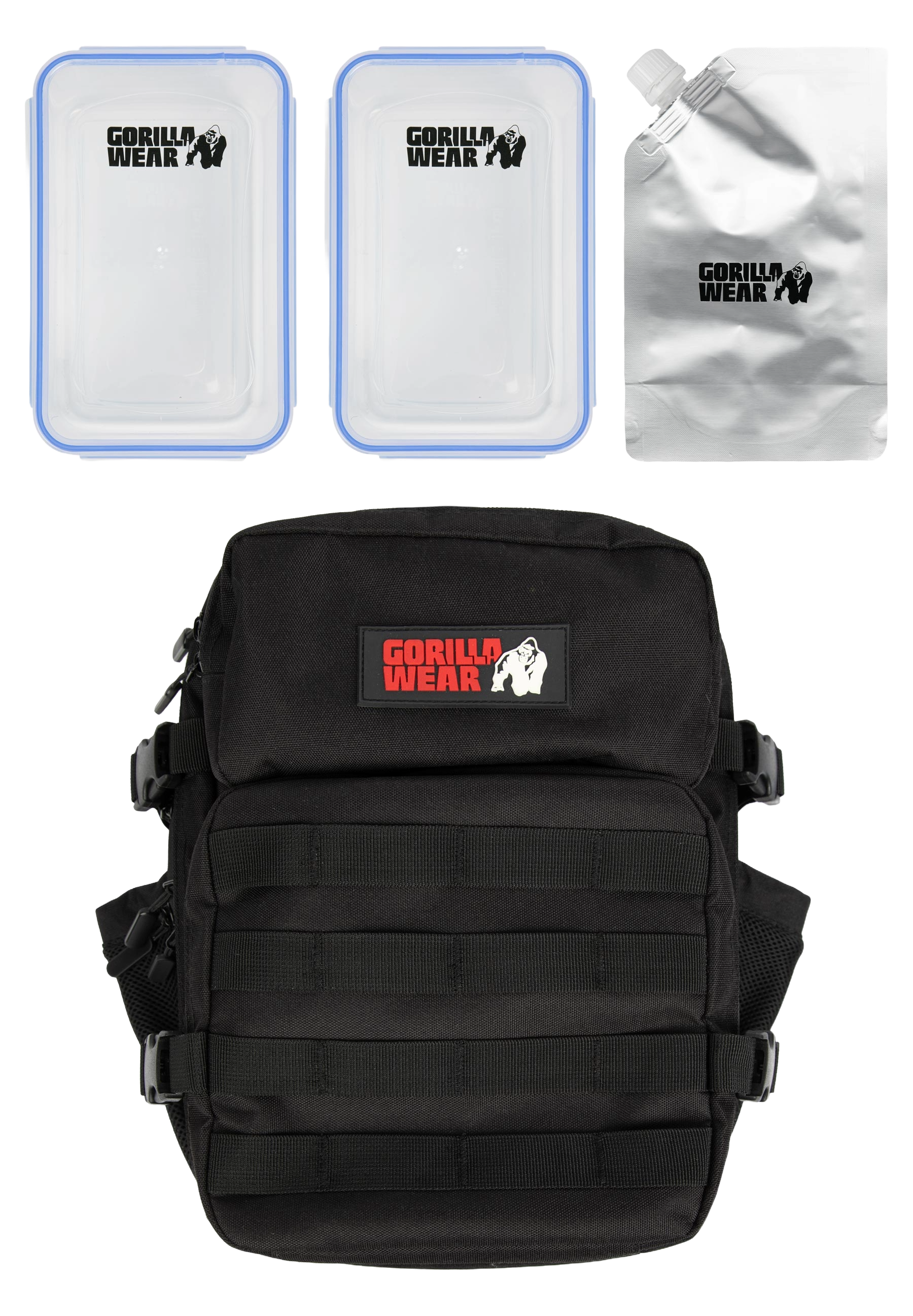 Gorilla Wear Clyde Meal Backpack, black