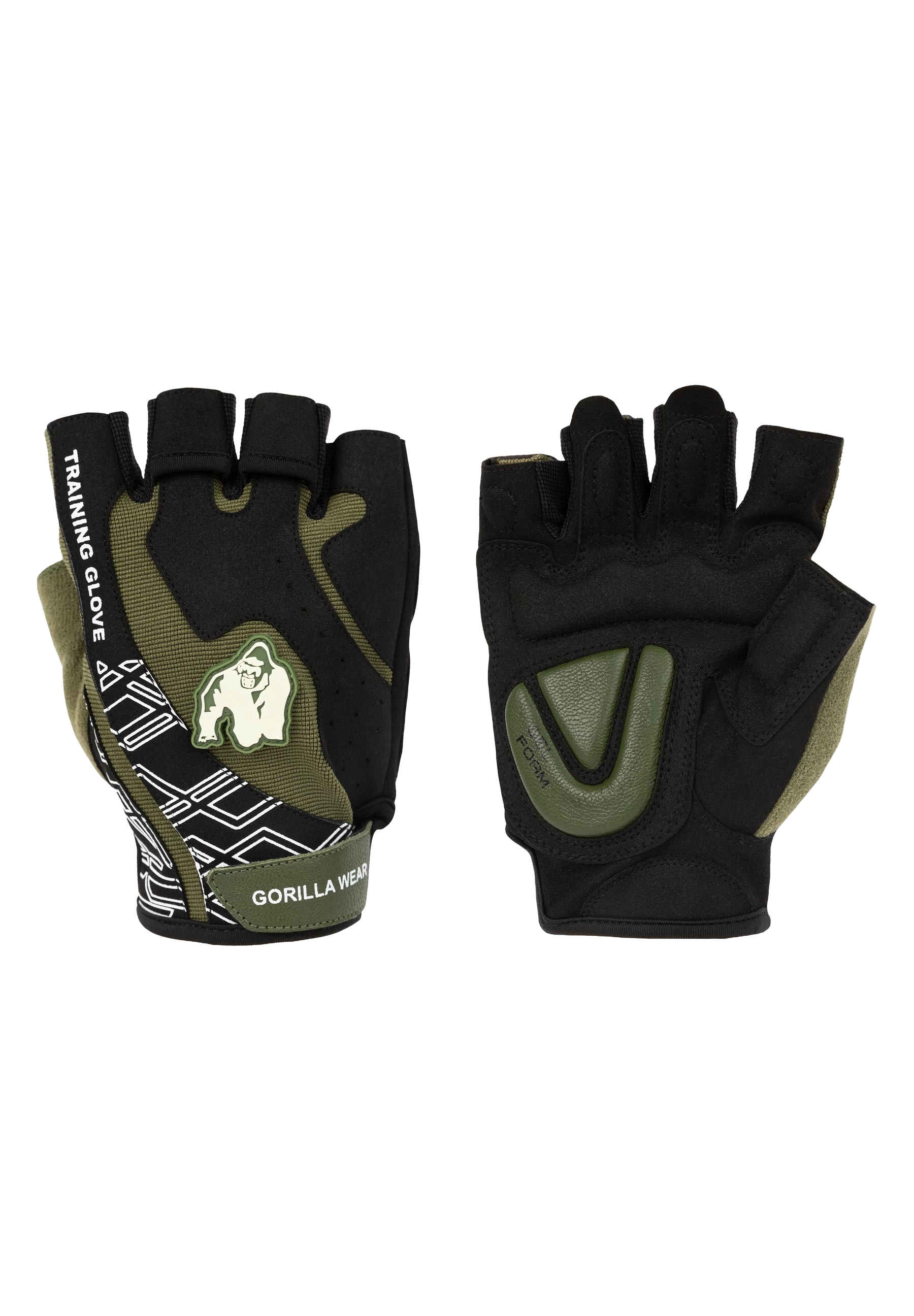 Gorilla Wear Mitchell Training Gloves 2.0, black/army green