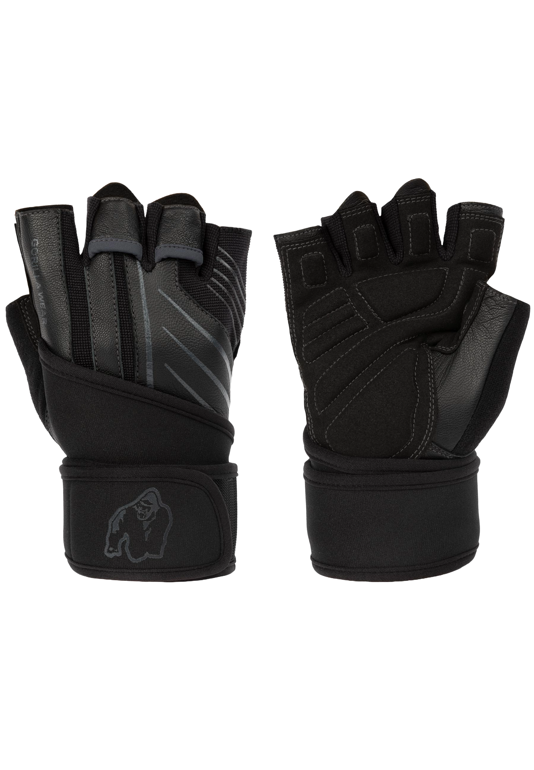 Gorilla Wear Dallas Wrist Wraps Gloves 2.0, black/grey