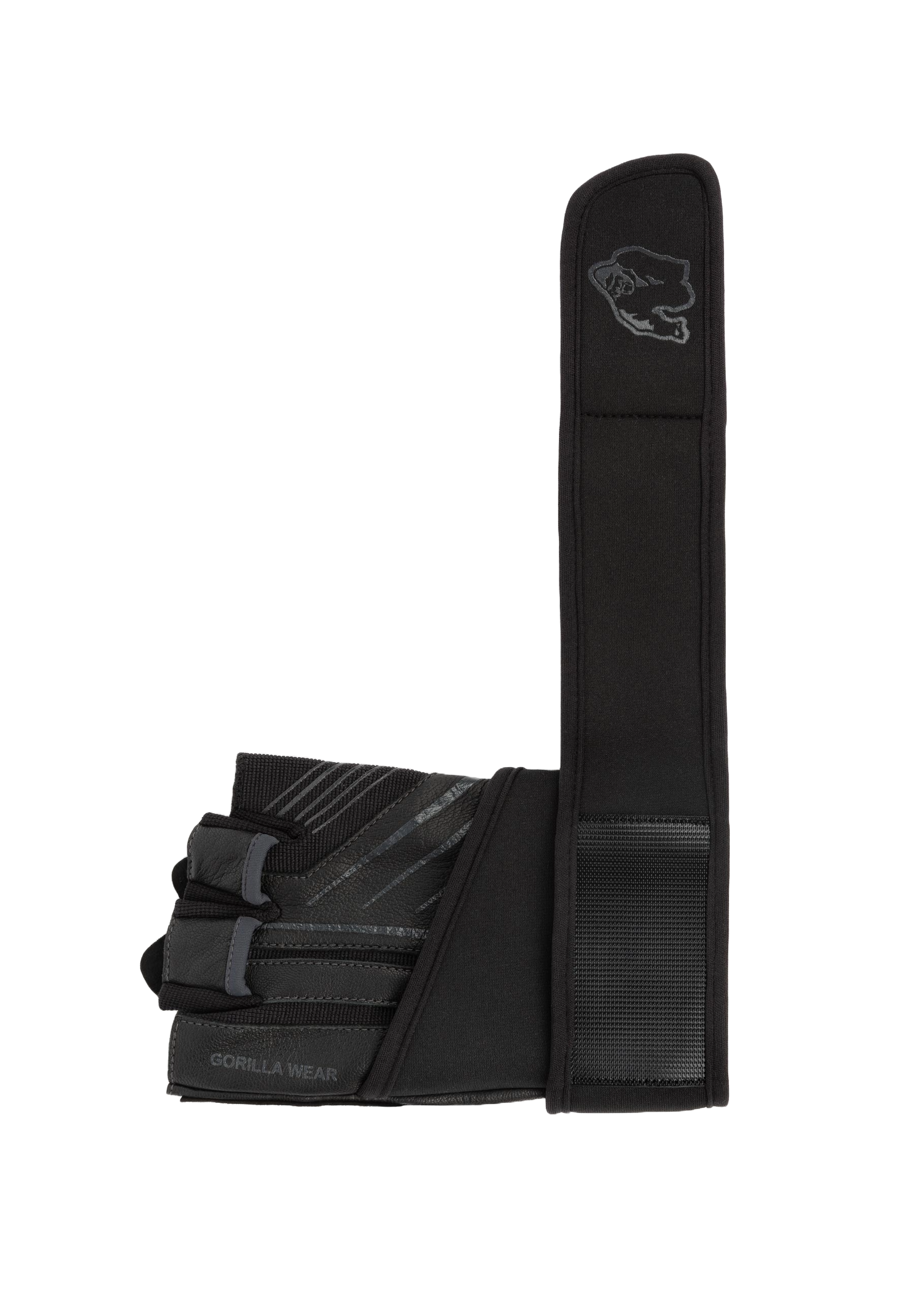 Gorilla Wear Dallas Wrist Wraps Gloves 2.0, black/grey