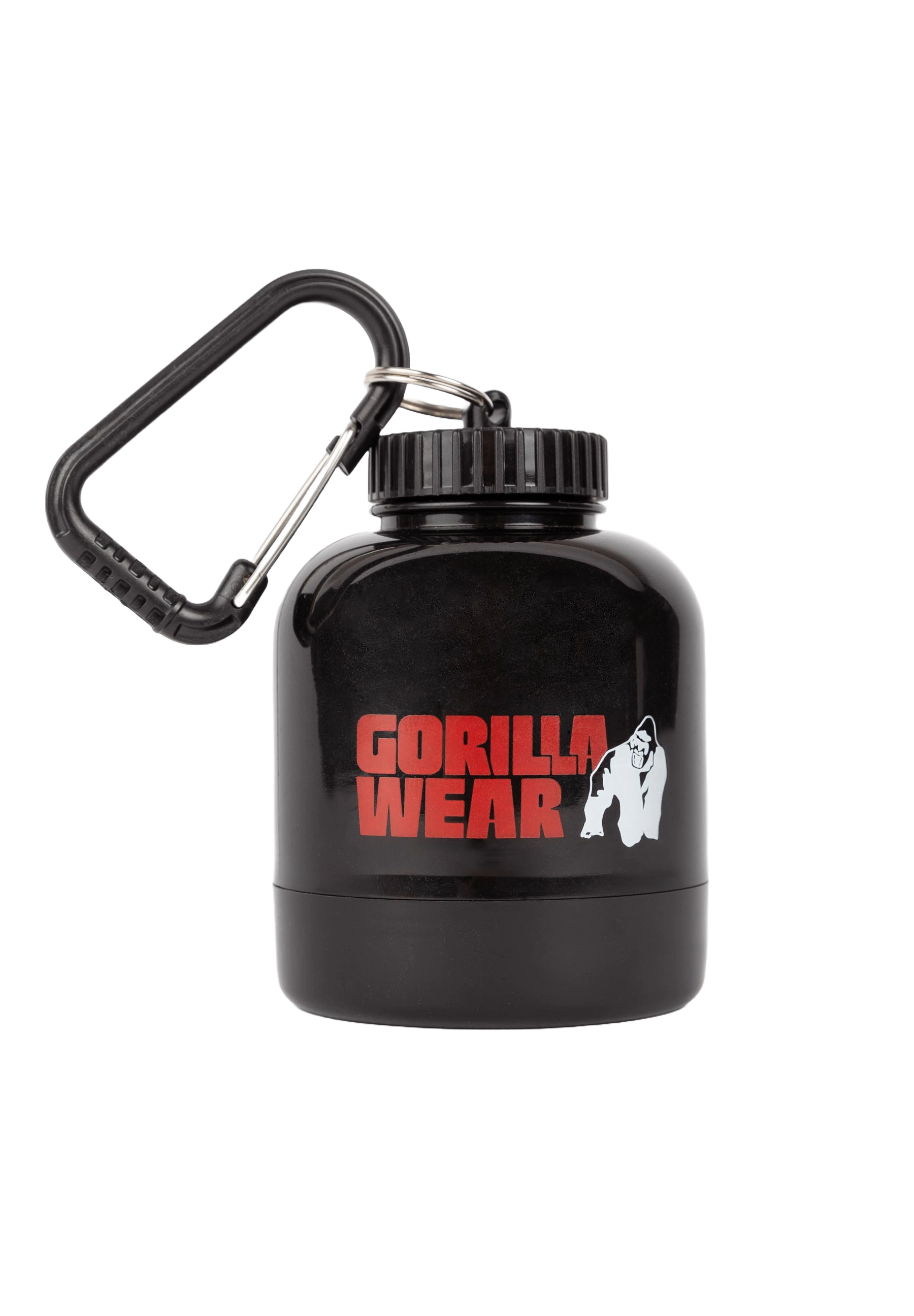 Gorilla Wear Supplement Funnel Keychain, black