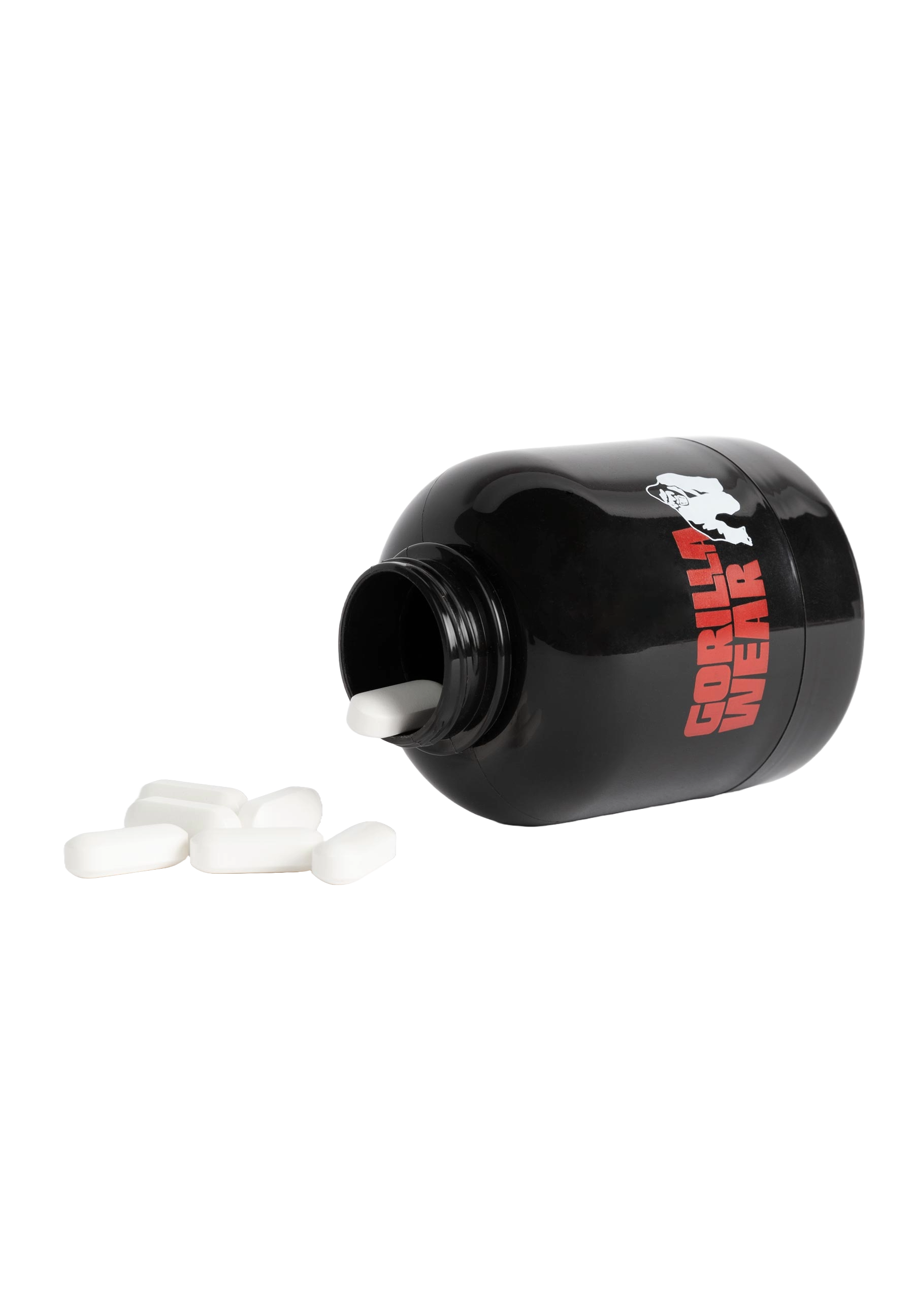 Gorilla Wear Supplement Funnel Keychain, black