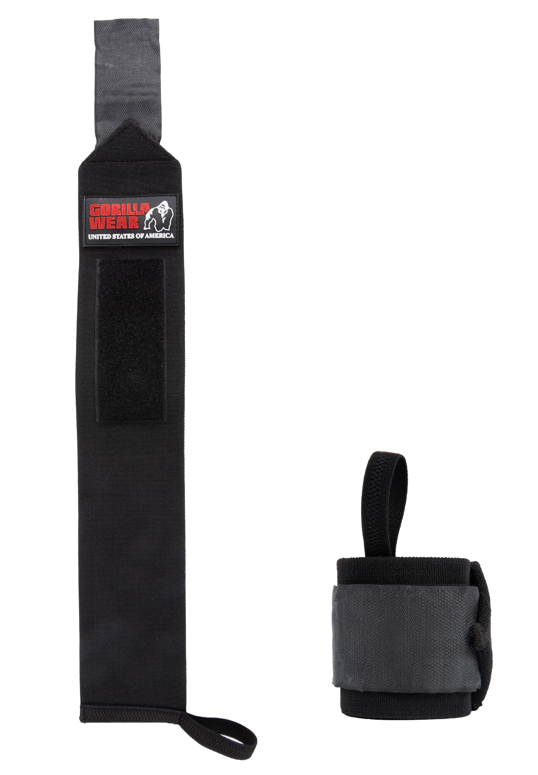 Gorilla Wear Wrist Wraps Ultra, black/black