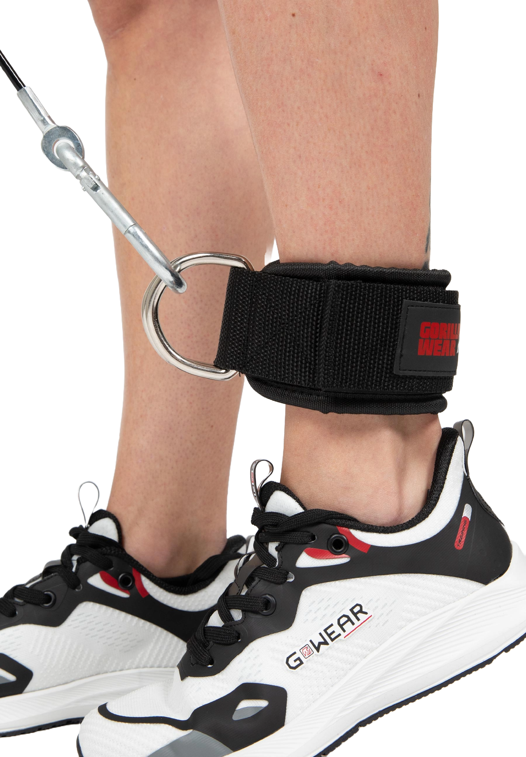 Gorilla Wear Ankle Straps (par), black