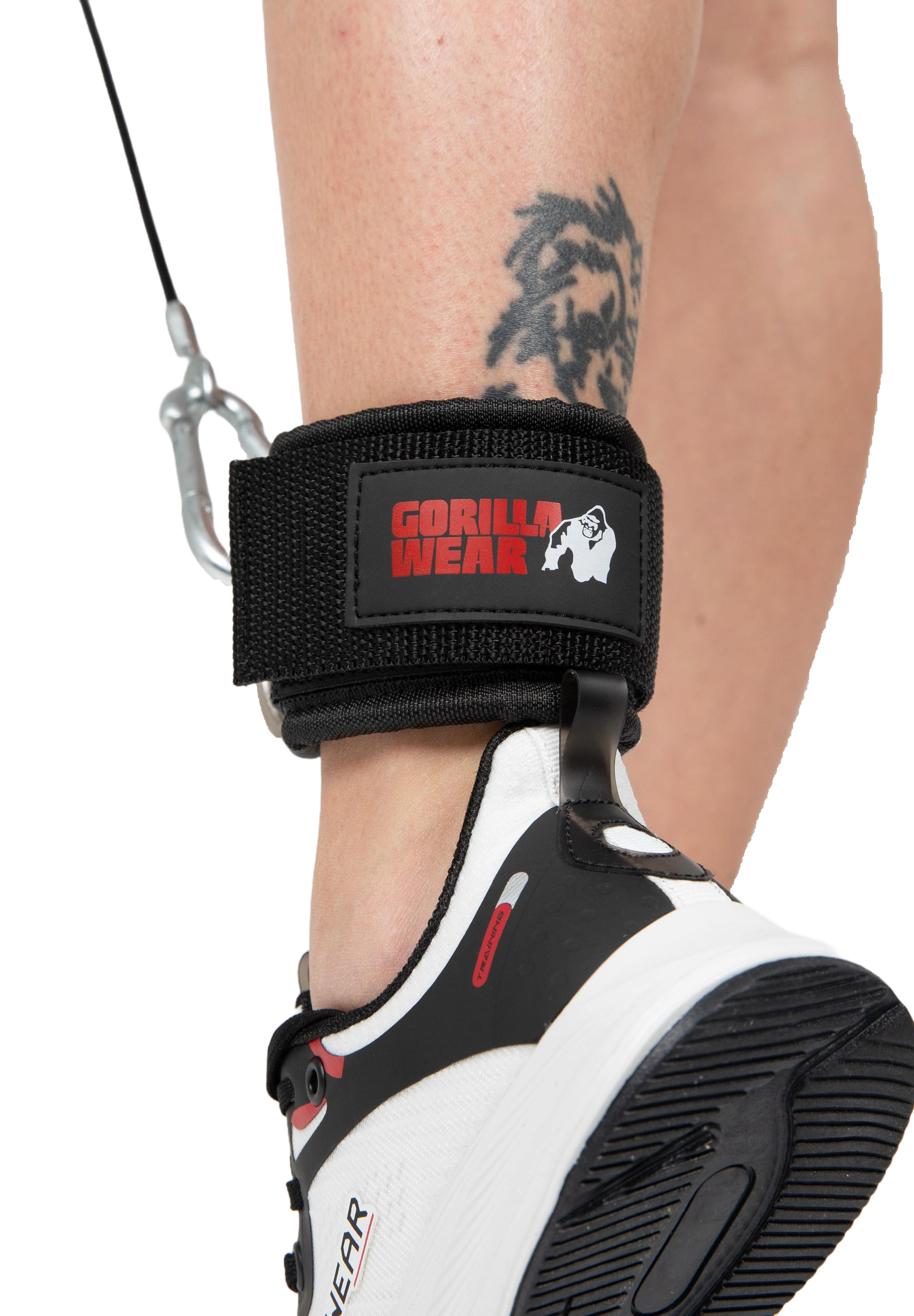 Gorilla Wear Ankle Straps (par), black