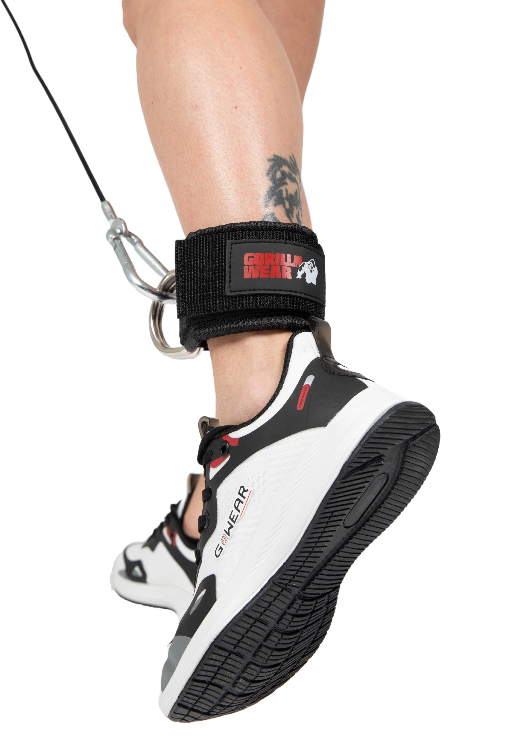 Gorilla Wear Ankle Straps (par), black