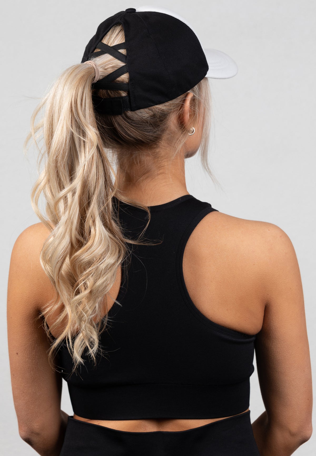 Gorilla Wear Sharon Ponytail Cap, white/black