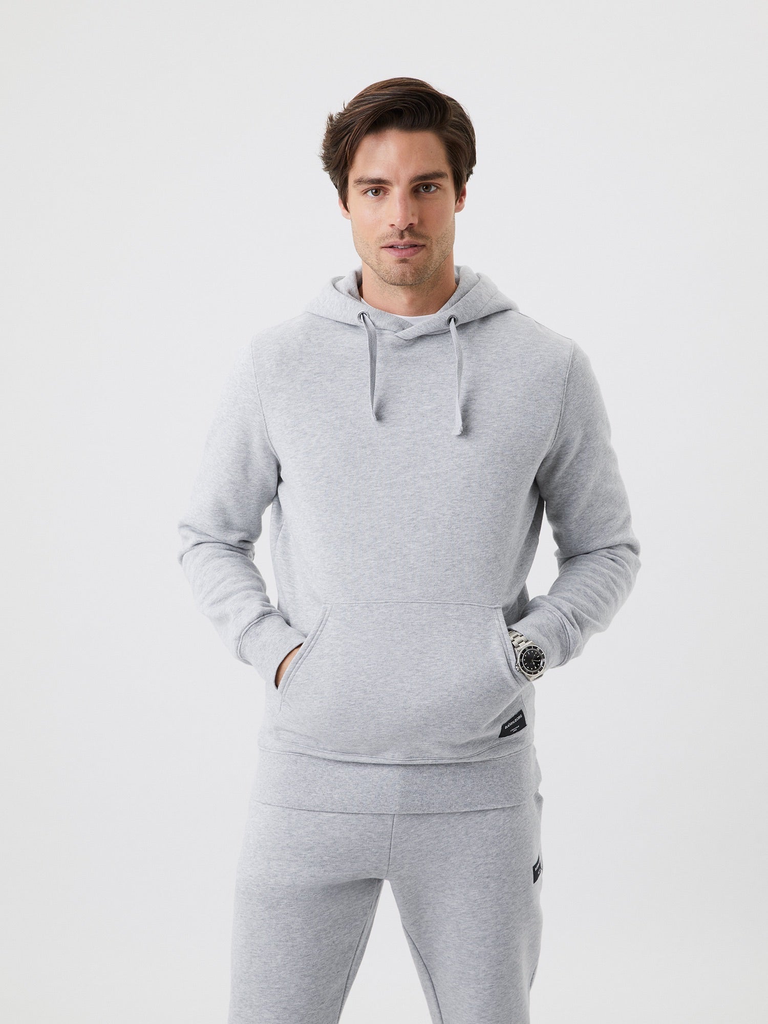 BJÖRN BORG Centre Hoodie Light Grey Melange