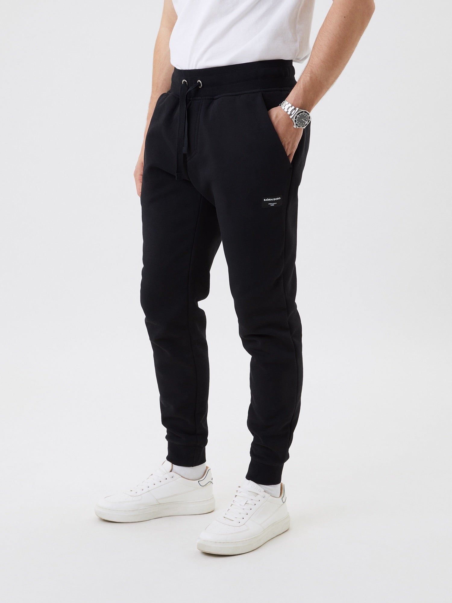 BJÖRN BORG Centre Tapered Pants Black Beauty