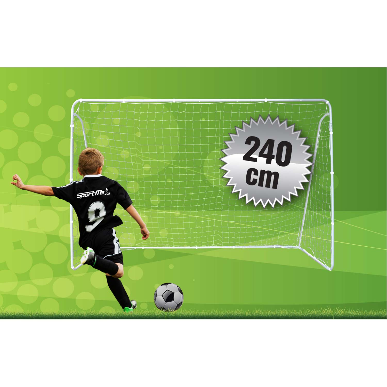 SportMe Fotbollsmål, 240 cm