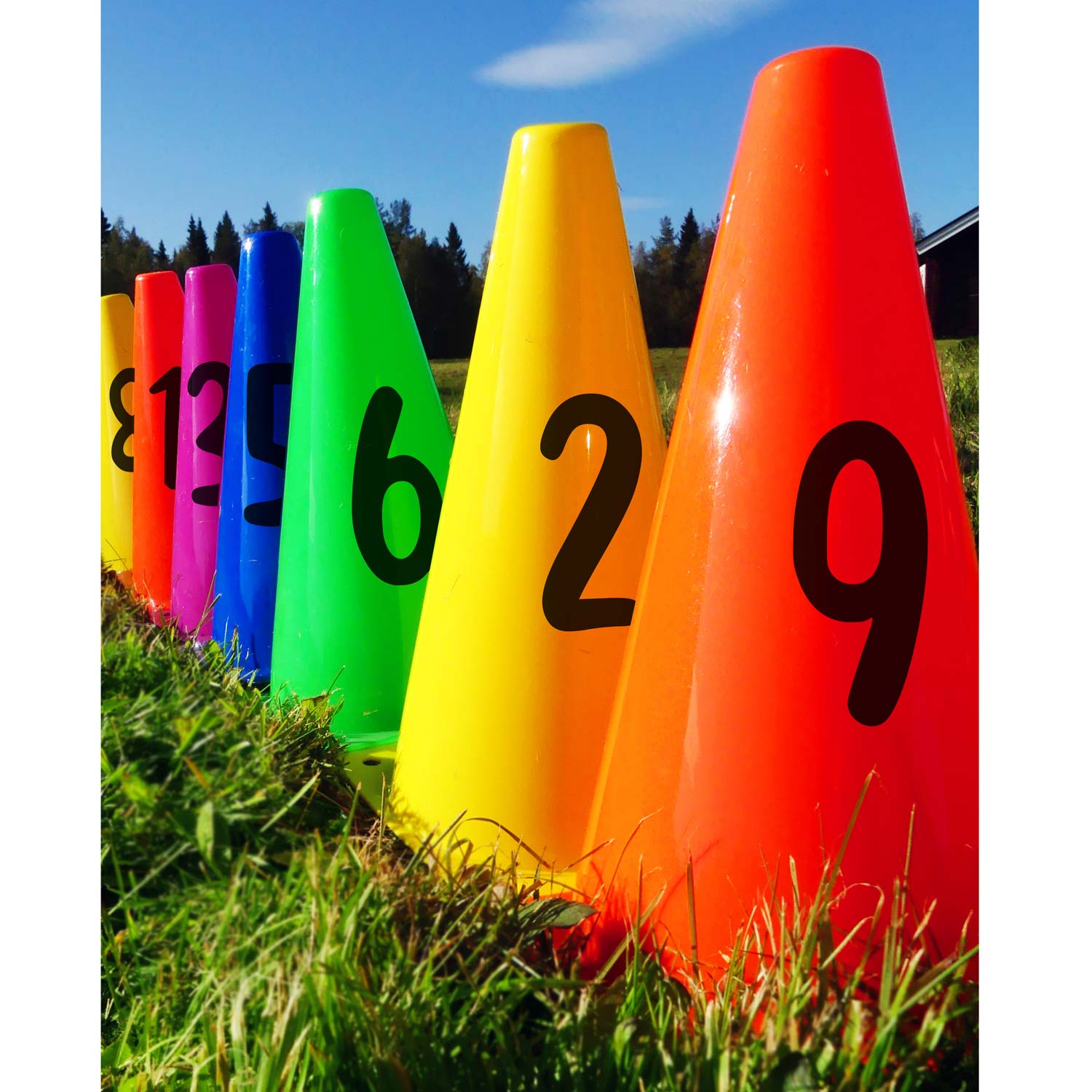 SportMe Sifferkoner 23 cm - Set 1-10