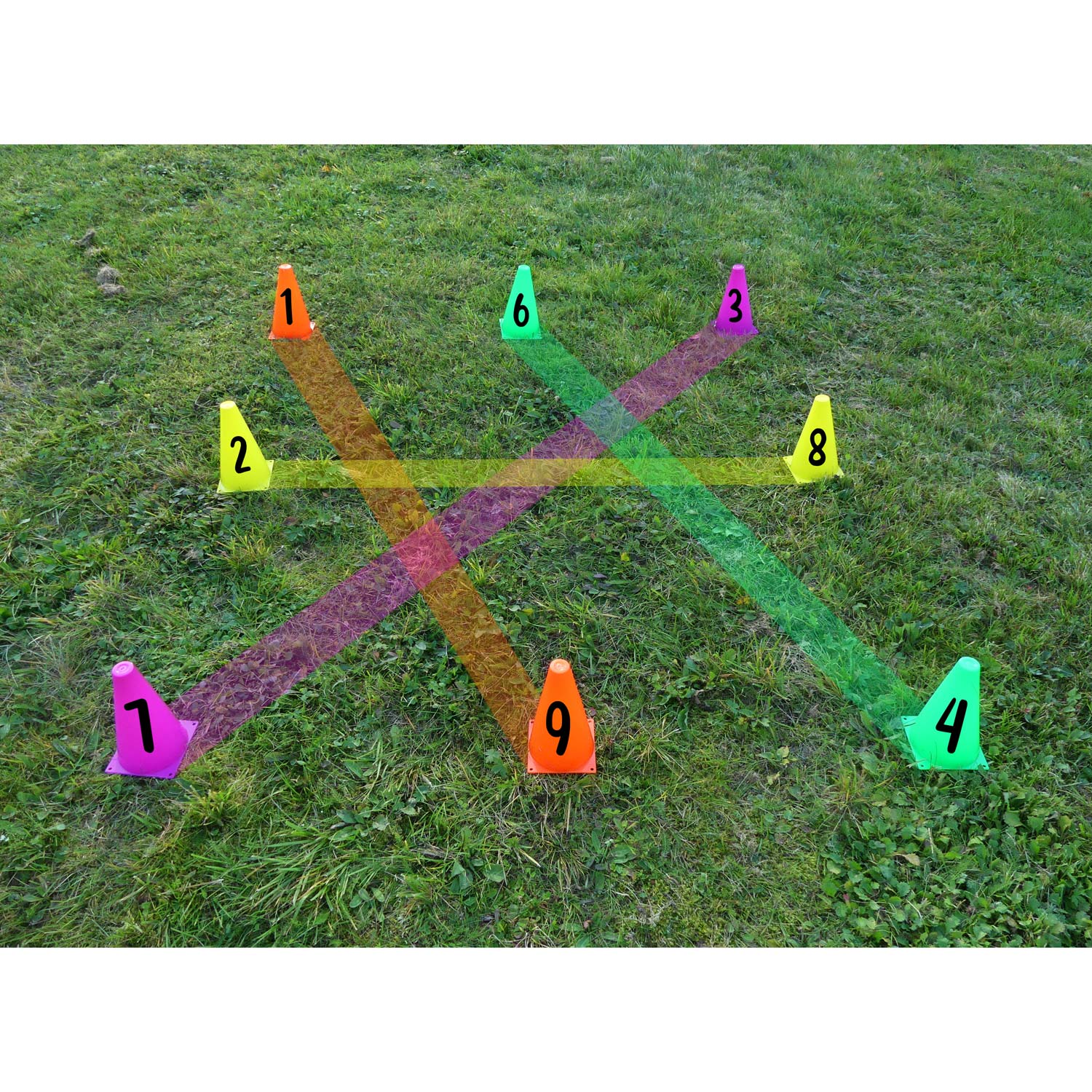 SportMe Sifferkoner 23 cm - Set 1-10