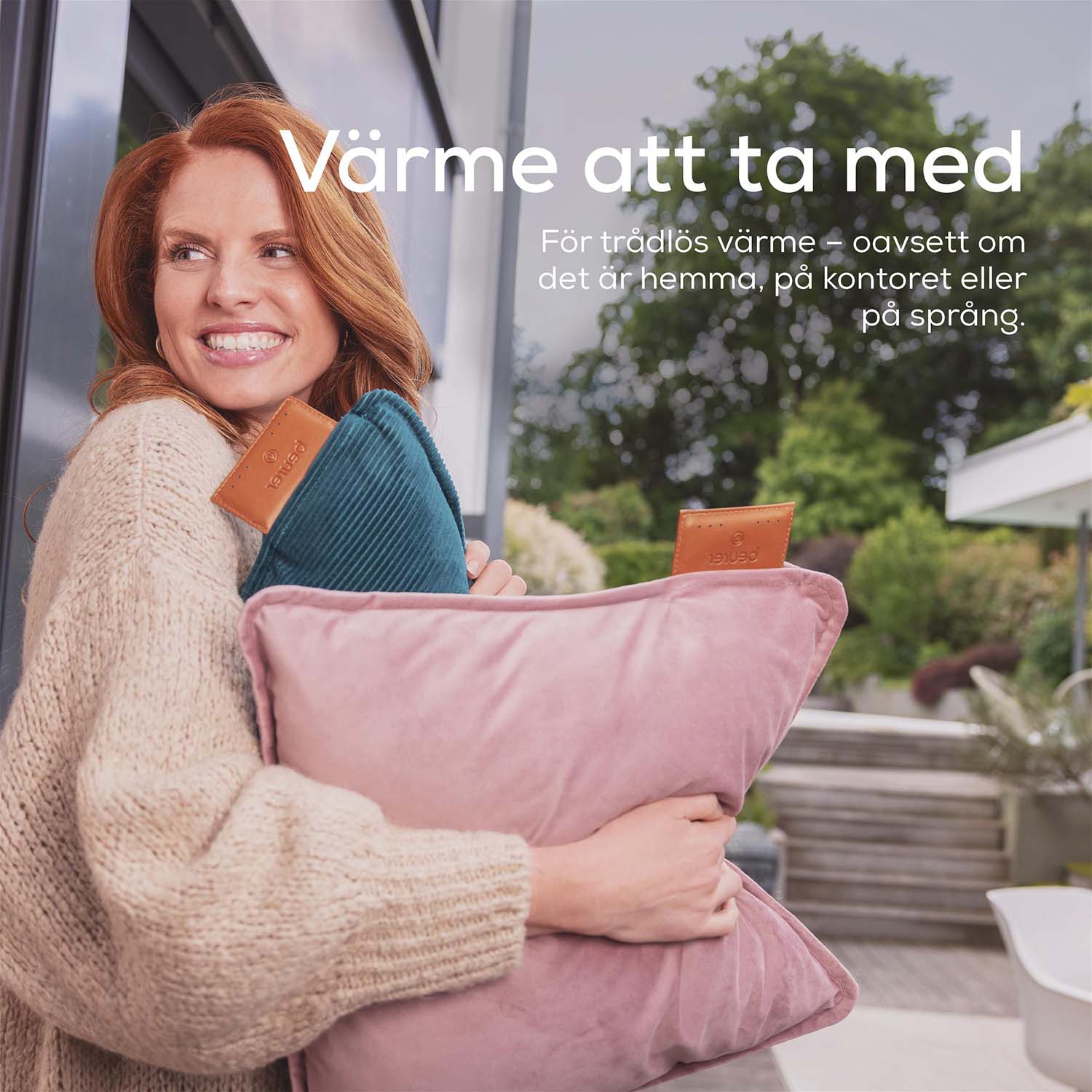Beurer Värmekudde HK 77 Sladdlös komfort Blush-Rose