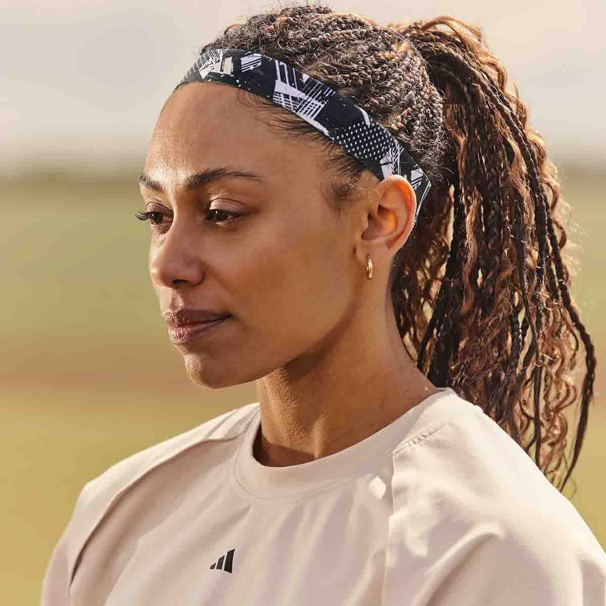 Adidas Hairbands - Set of 3 (Graph) Black/White