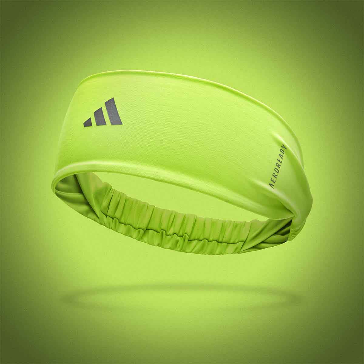 Adidas Sports Headband Lucid Lemon/White/Silver/Refle