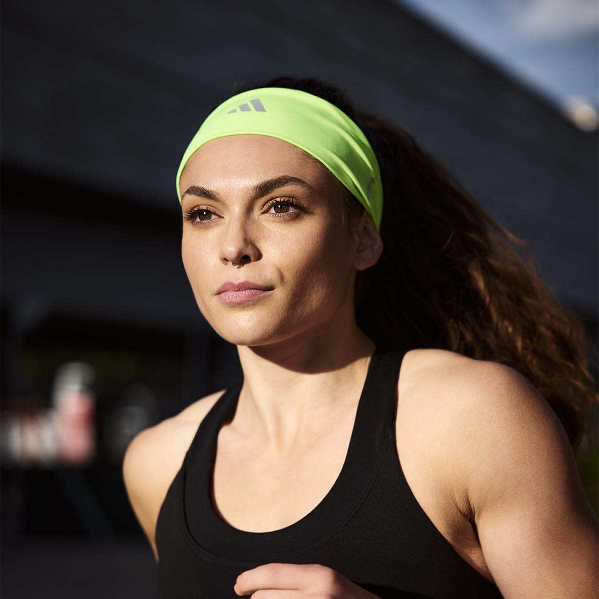 Adidas Sports Headband Lucid Lemon/White/Silver/Refle