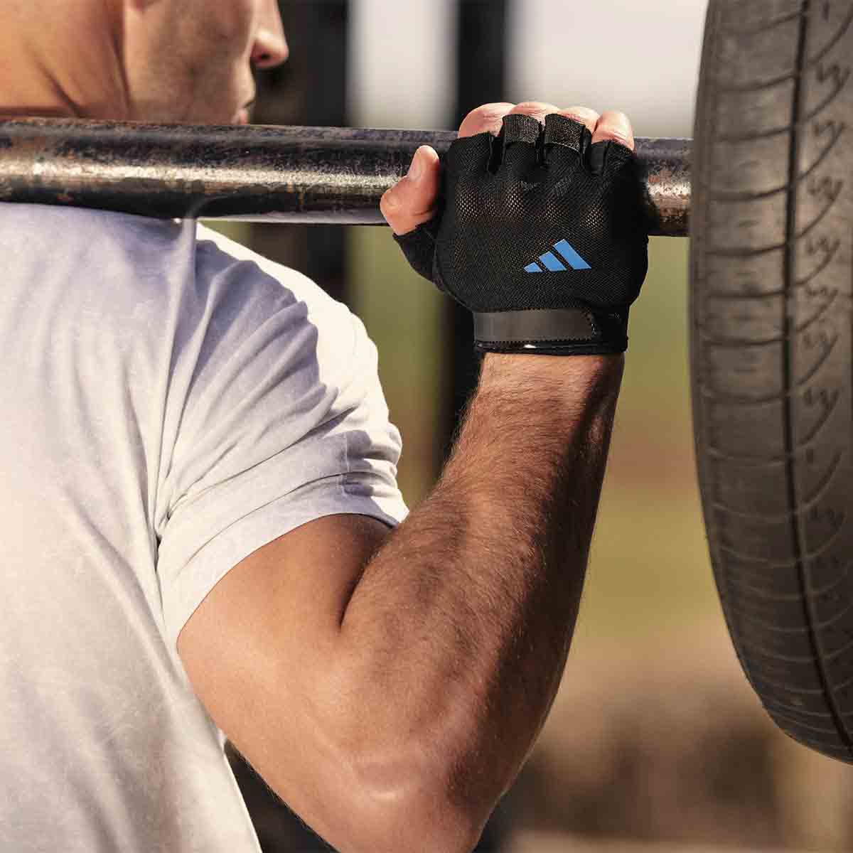 Adidas Essential Training Gloves Blue