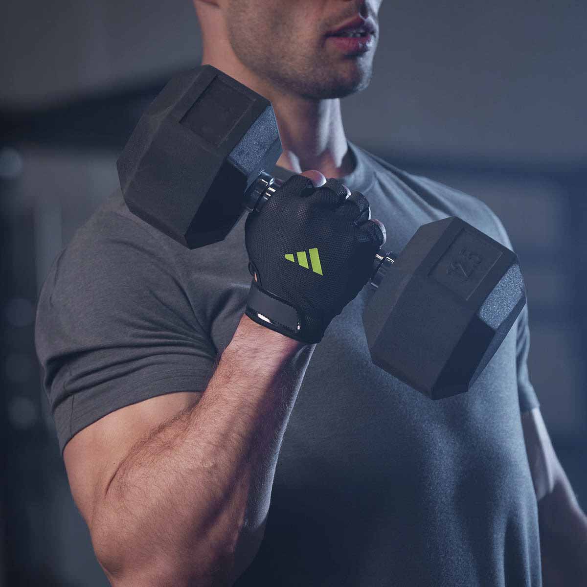 Adidas Essential Training Gloves Green