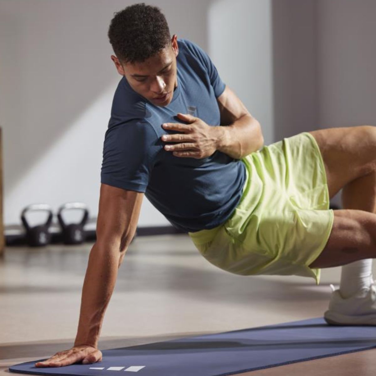 Adidas Fitness Mat - Blue - 7mm Blue
