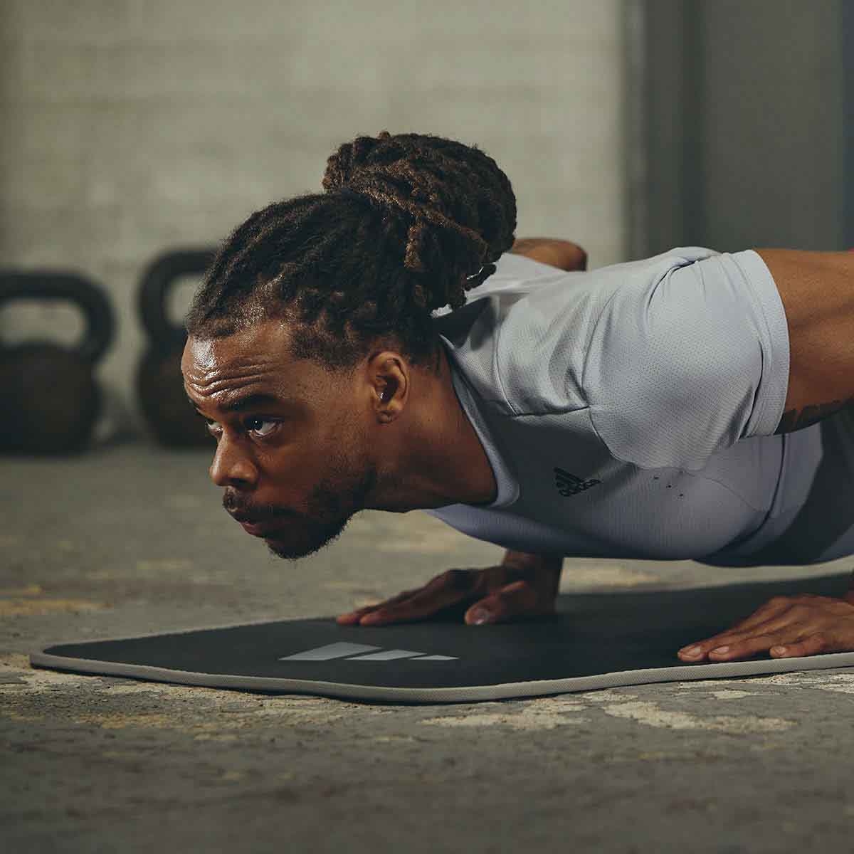 Adidas Training Mat - Grey - 10mm Grey