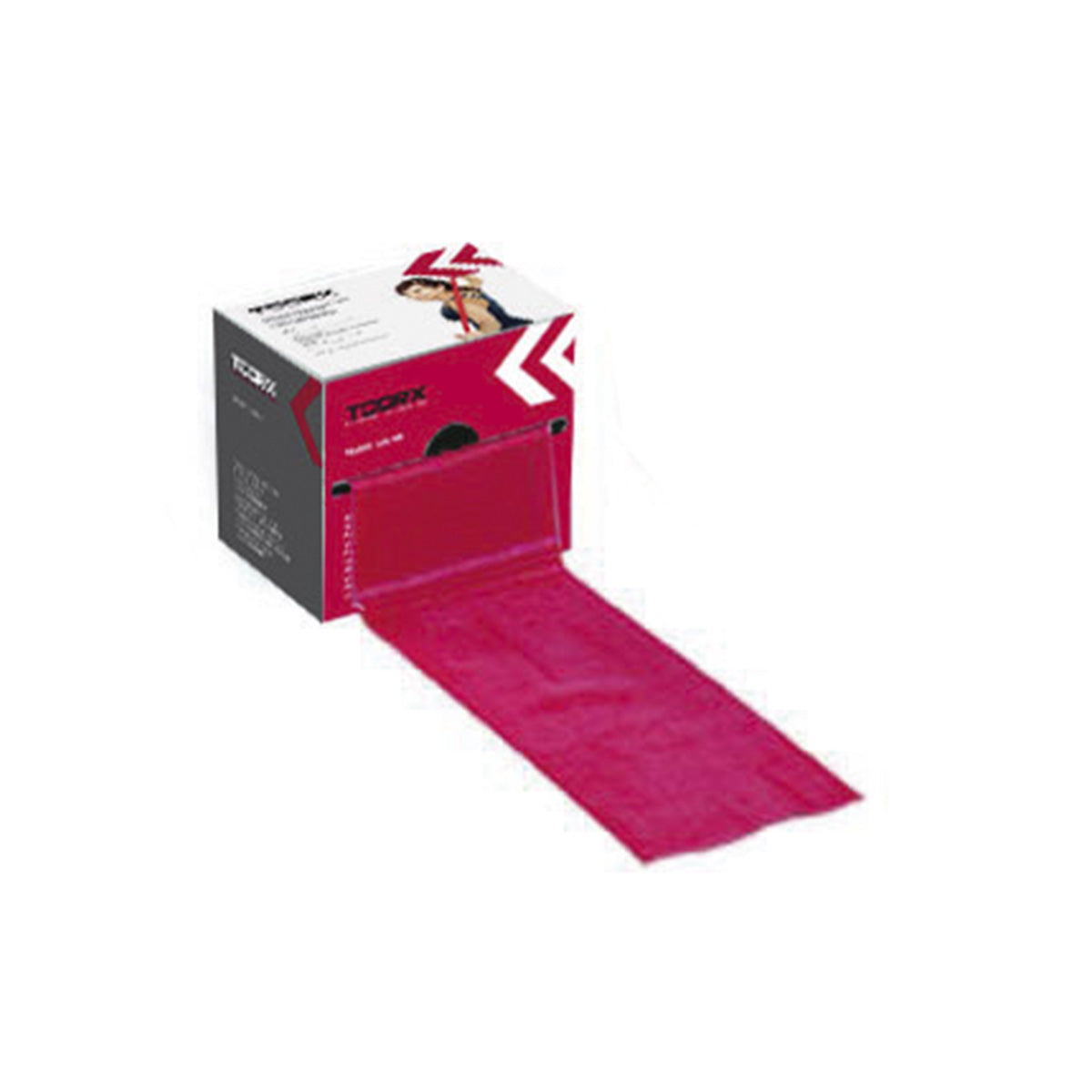 Toorx Latex Elastic Band Medium 25 M Red