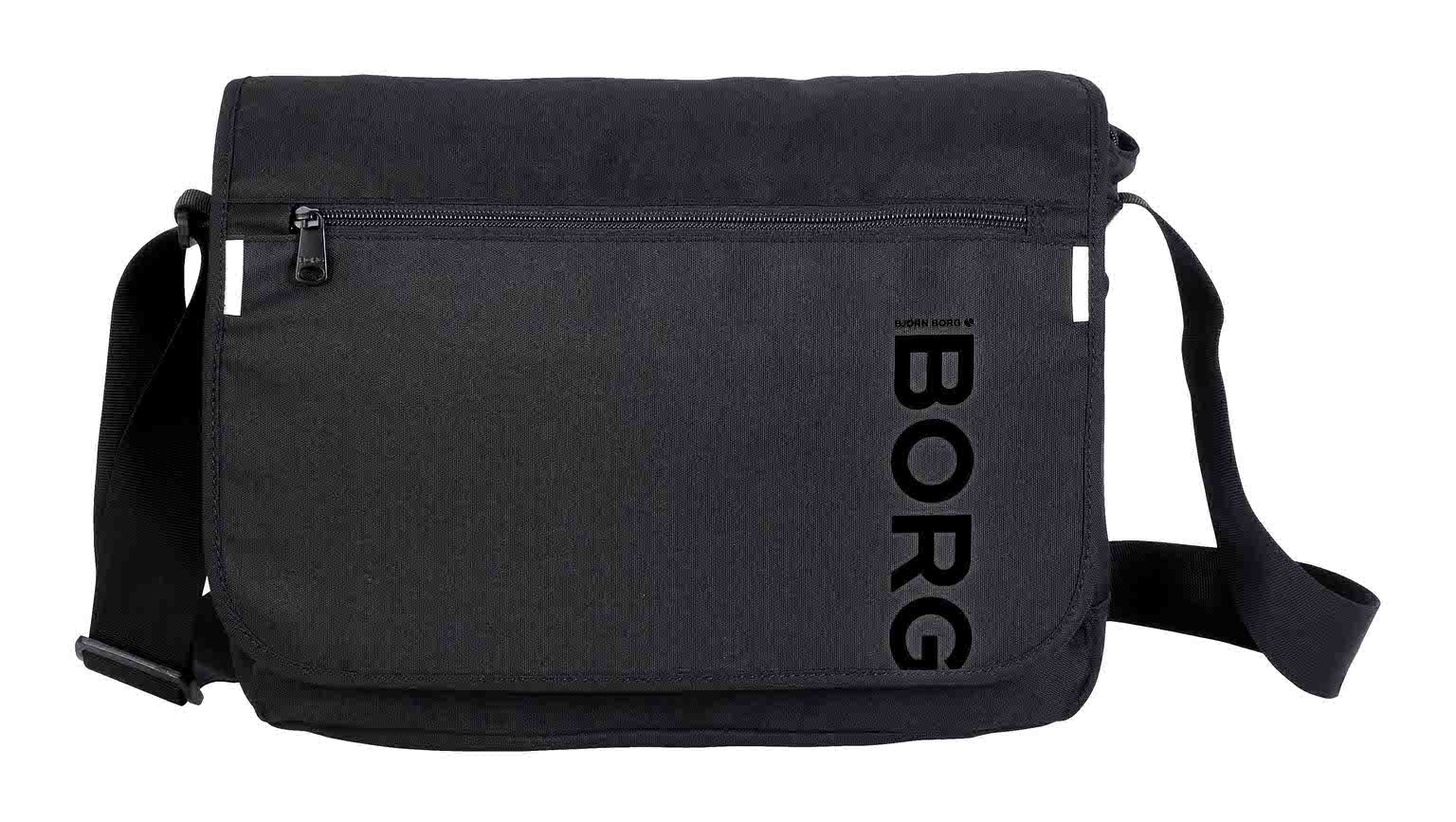 BJÖRN BORG Core Flapbag 12l Black Beauty