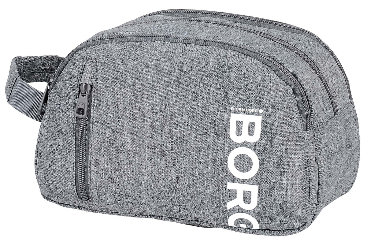 BJÖRN BORG Core Wash Bag Standing Grey Melange