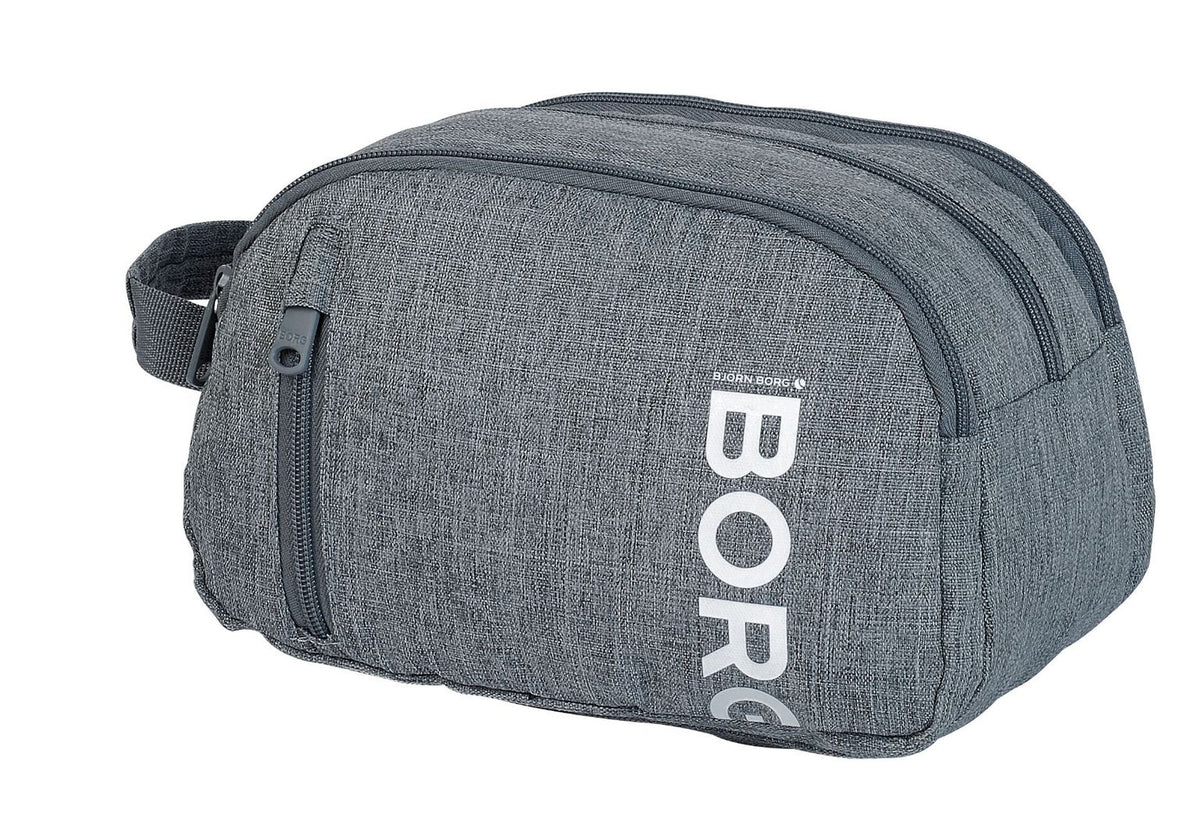 BJÖRN BORG Core Wash Bag Standing Grey Melange