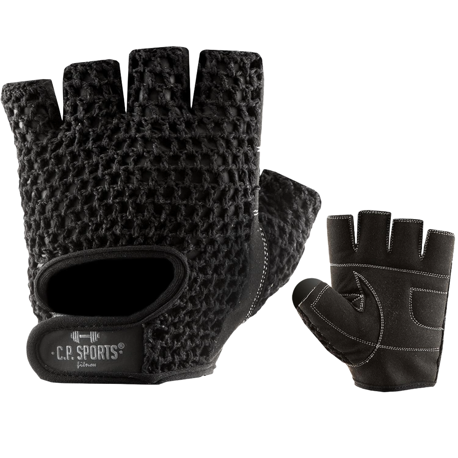 C.P. Sports Classic Mesh Glove, black/black
