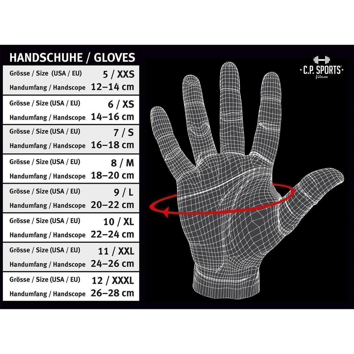 C.P. Sports Classic Mesh Glove, black/black