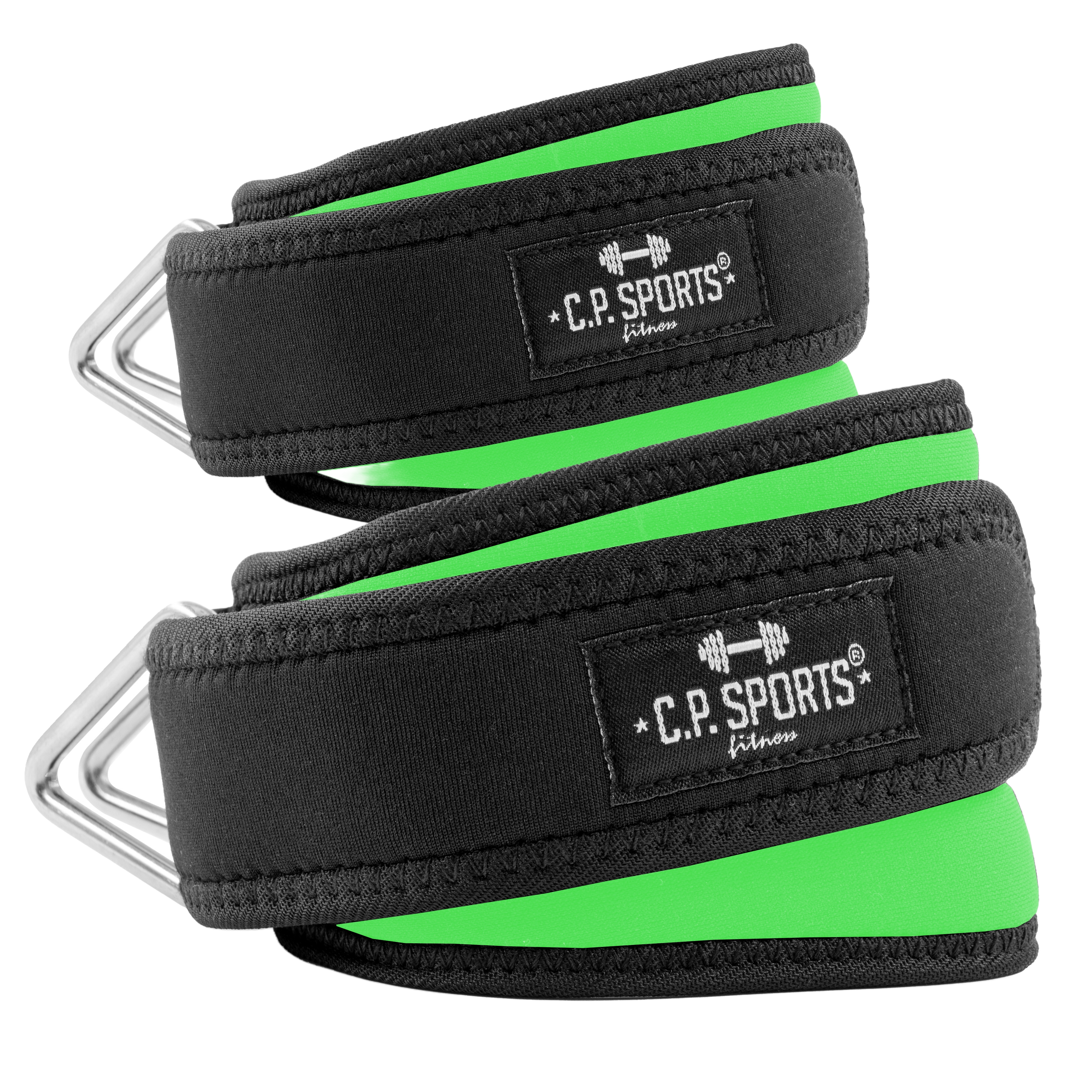 C.P. Sports Wrist & Ankle Strap Premium (par), neon green