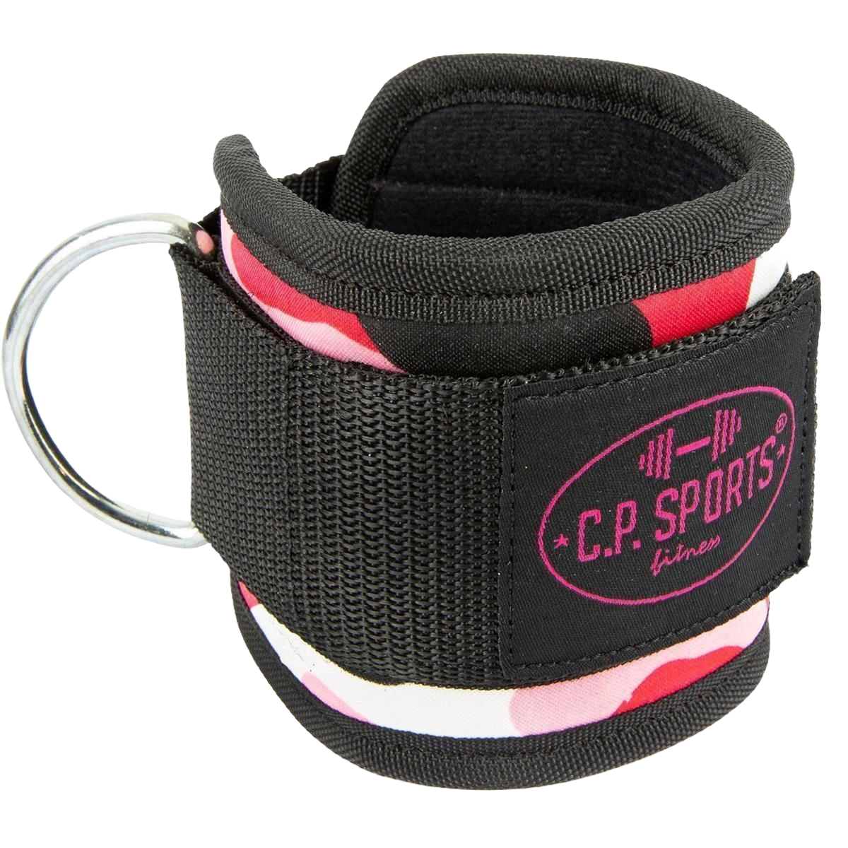 C.P. Sports Ankle Straps Premium (par), pink camo