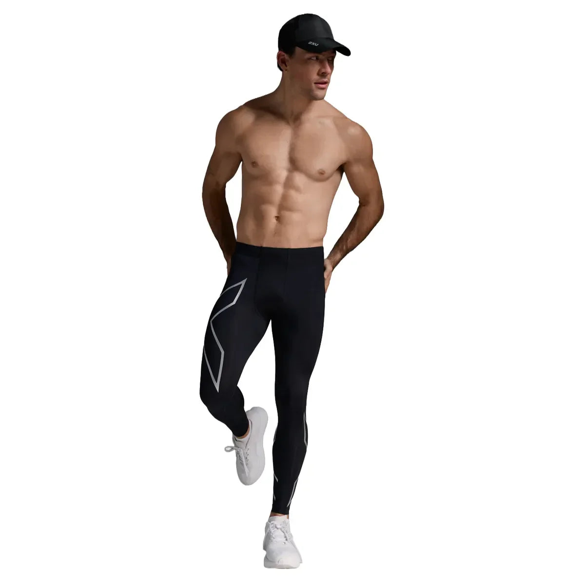 2XU CORE COMPRESSION TIGHTS Black/Silver