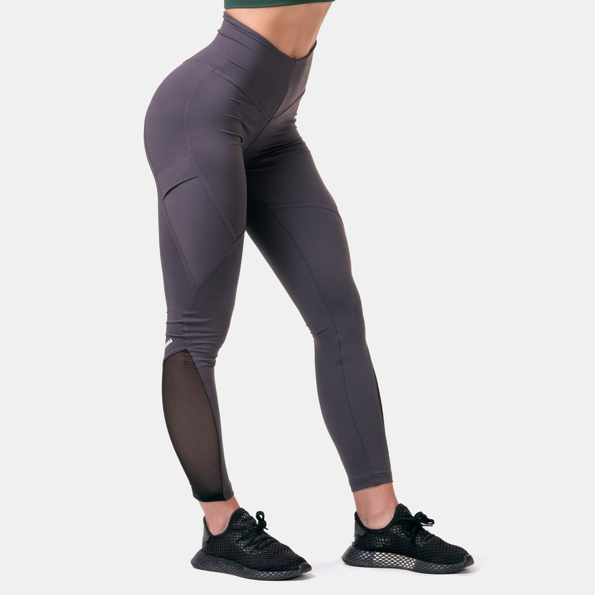 NEBBIA Fit & Smart High Waist Tights, marron