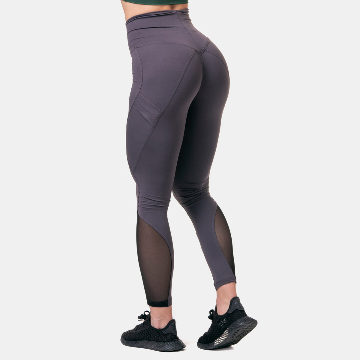 NEBBIA Fit & Smart High Waist Tights, marron