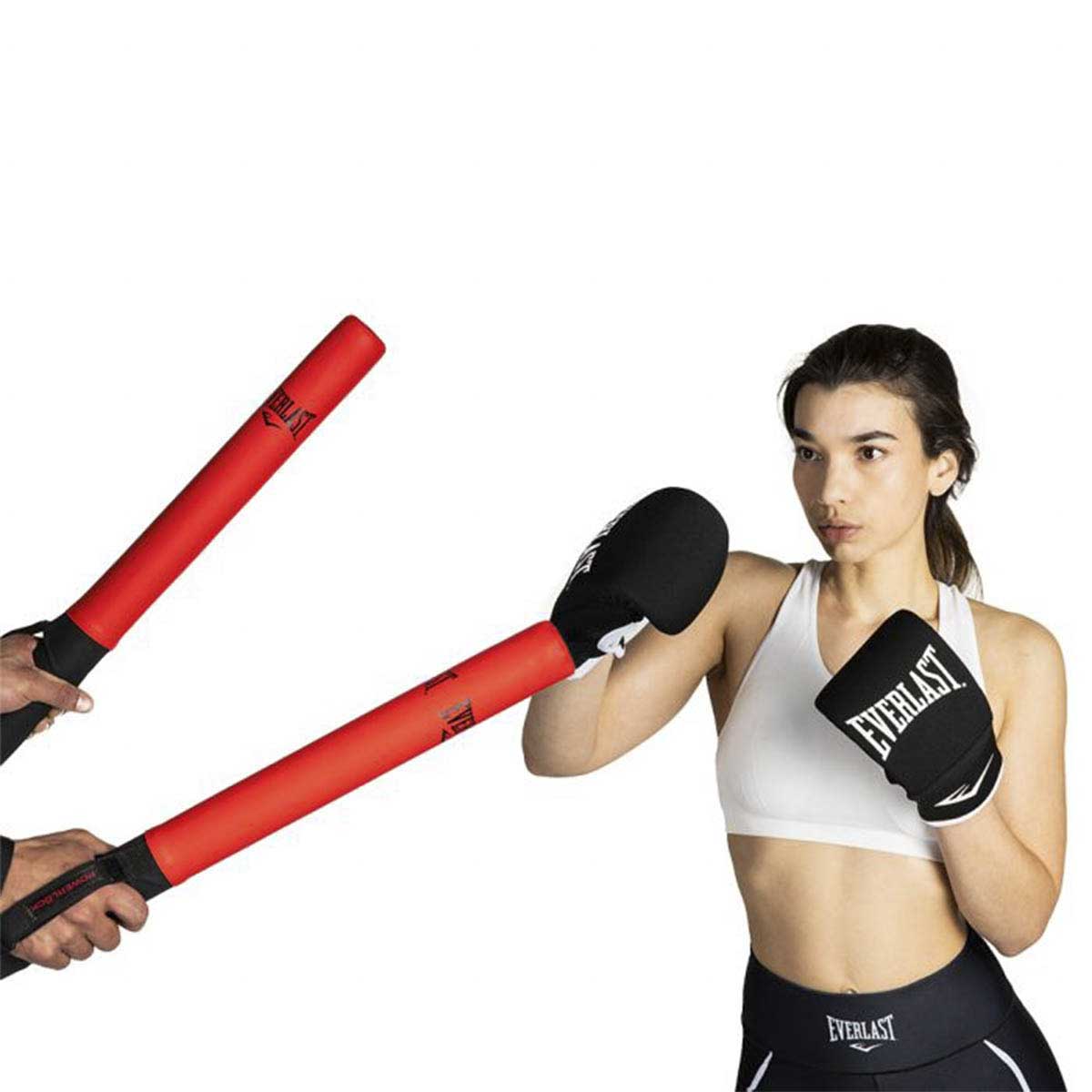 Everlast Powerlock Boxing Sticks Red
