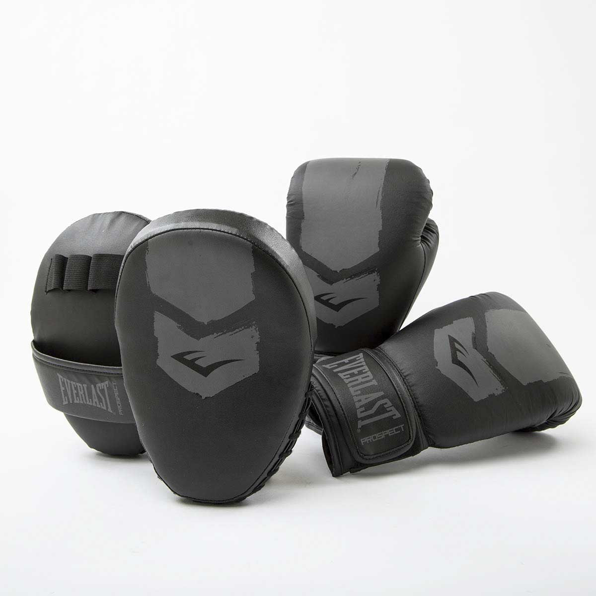 Everlast Prospect 2 Mitt Kit Black/Grey